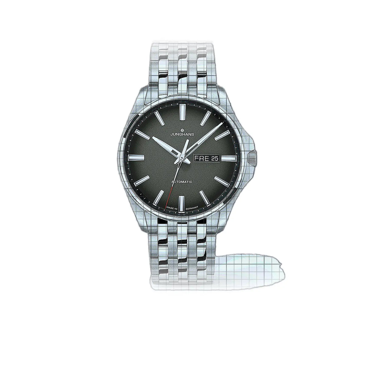 Junghans Meister 027/4210.44 Green Dial Stainless steel 41mm Watch