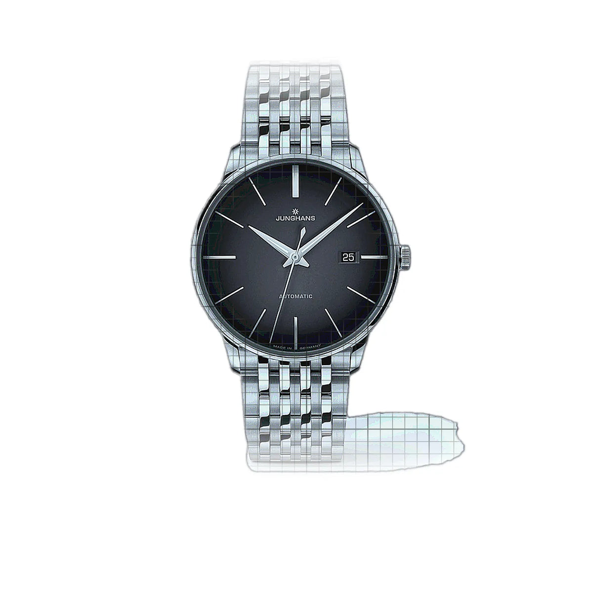 Junghans Meister 027/4417.46 Grey Dial Stainless steel 40mm Watch