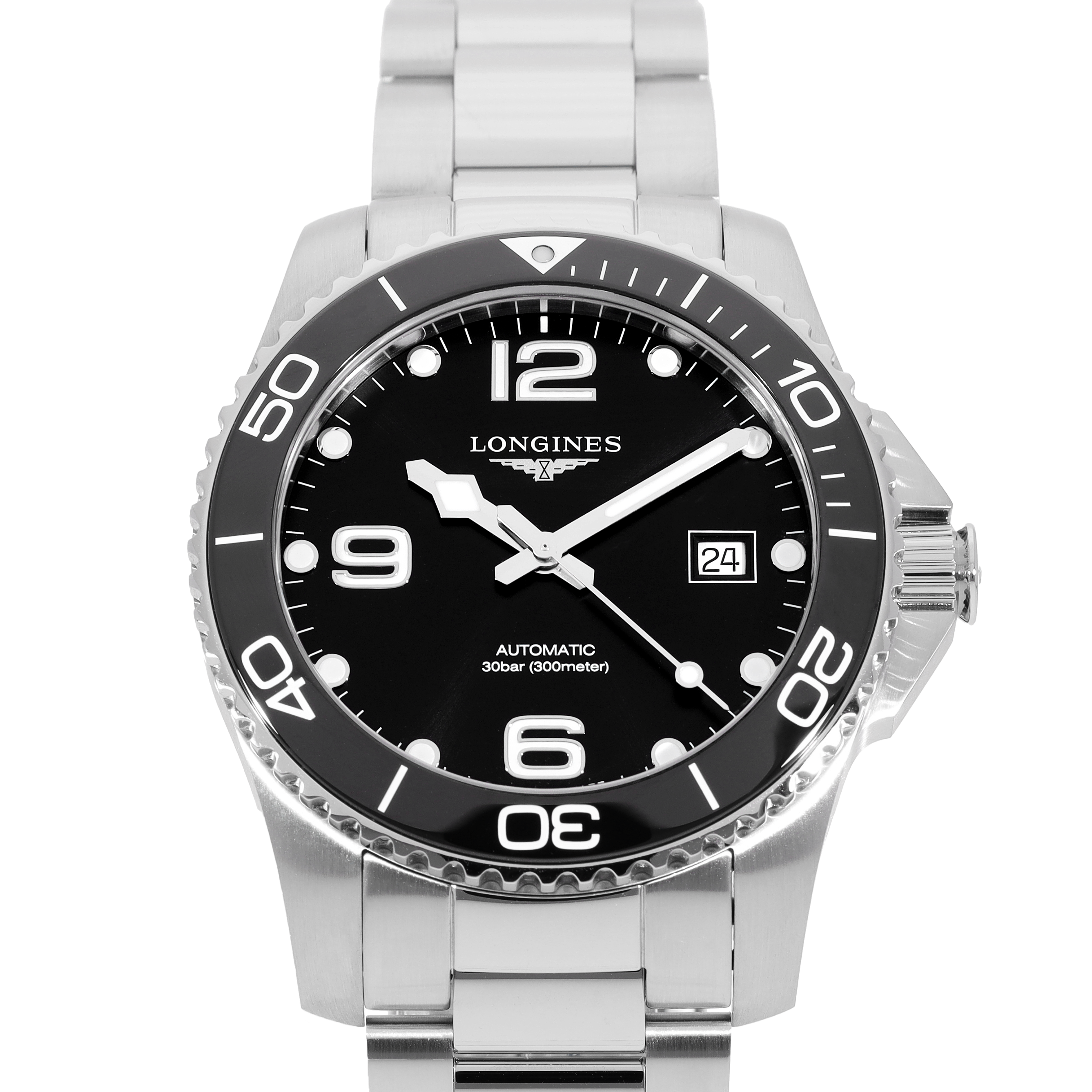 Longines Hydroconquest Automatik Schwarz