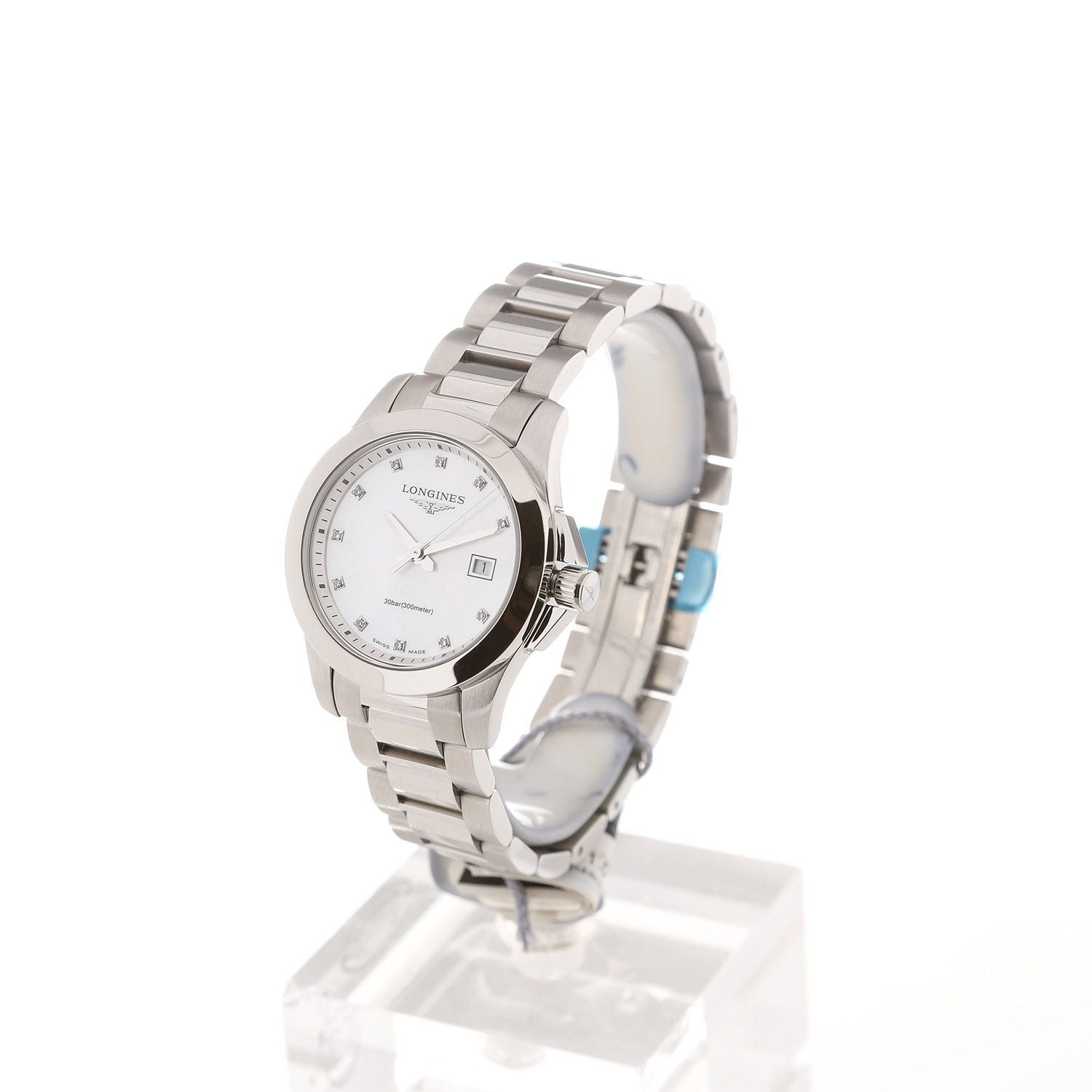 Longines Conquest Quartz Mother of Pearl 30mm
