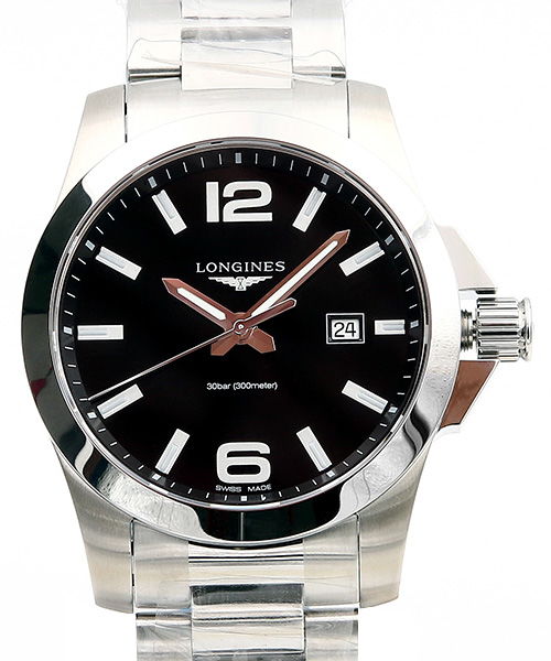 Longines Conquest Quartz Noir