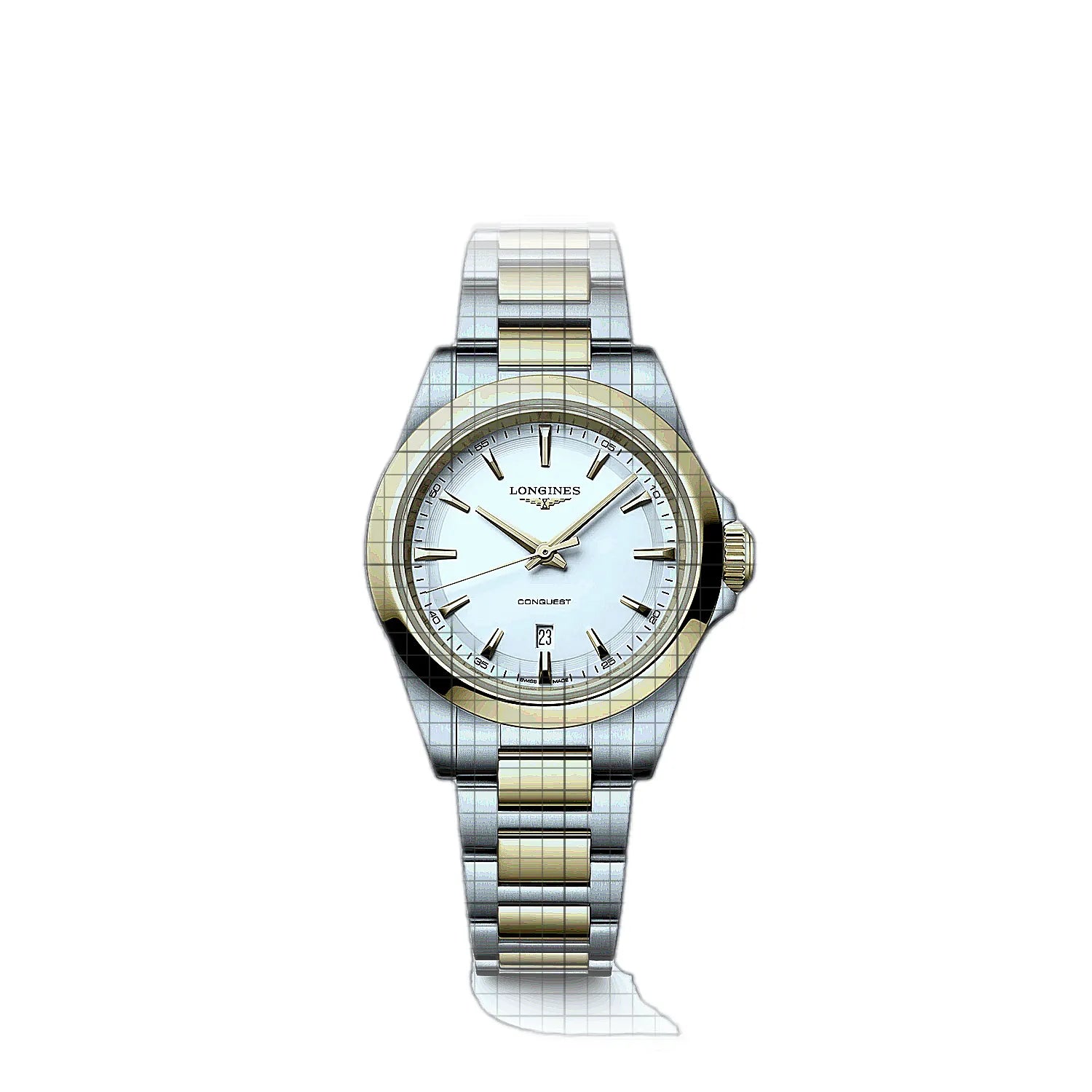 Longines Conquest 30mm White