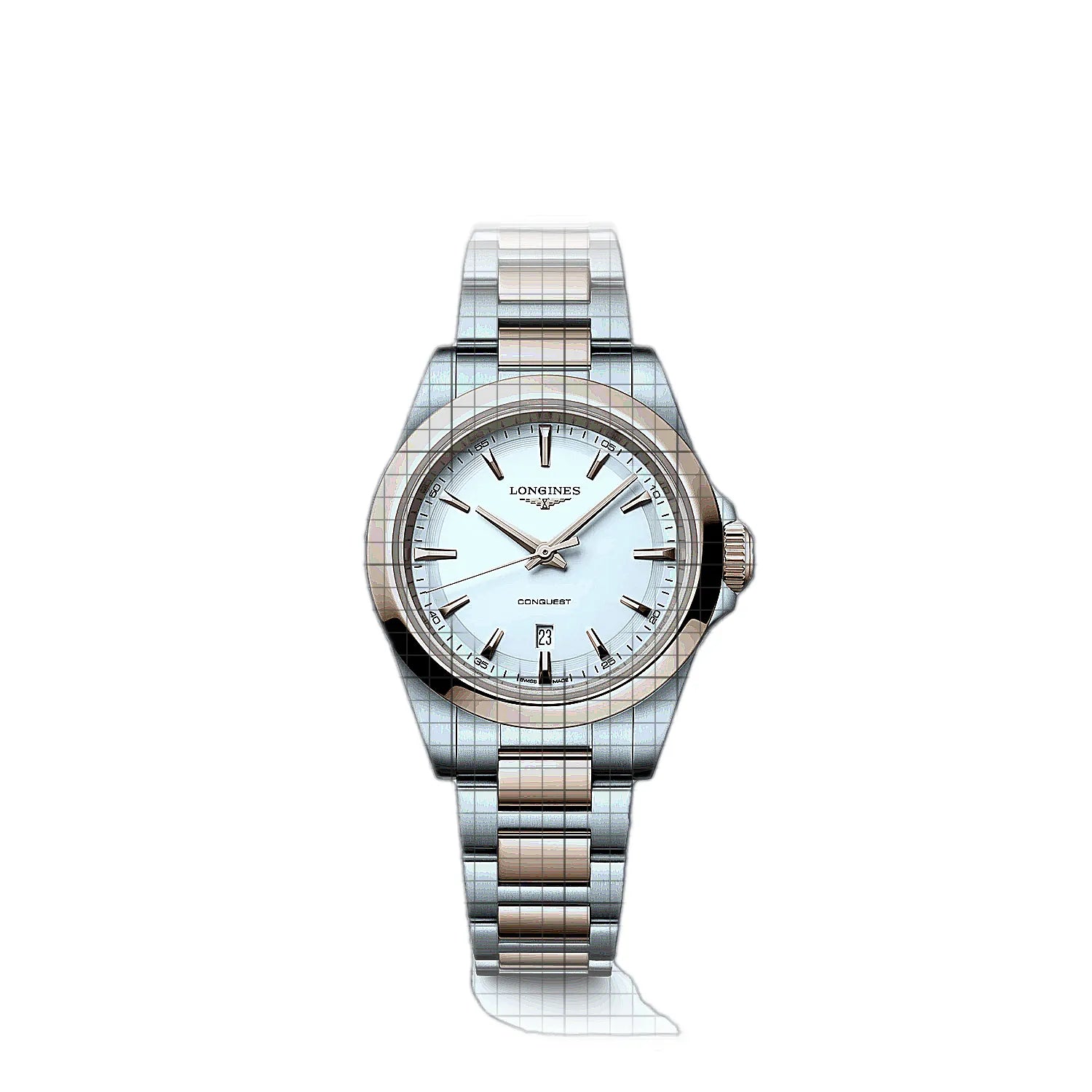 Longines Conquest 30mm White