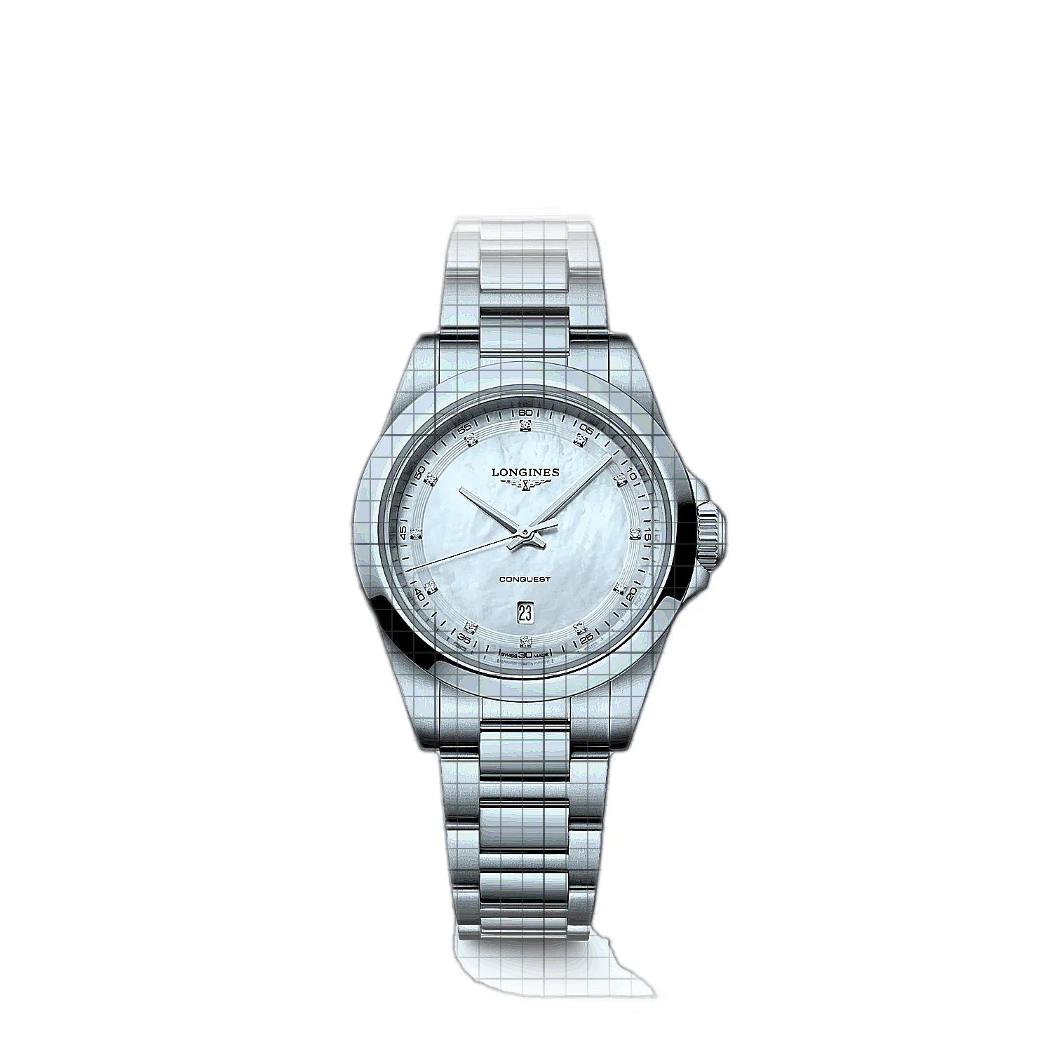Longines Conquest 30mm Mother of pearl