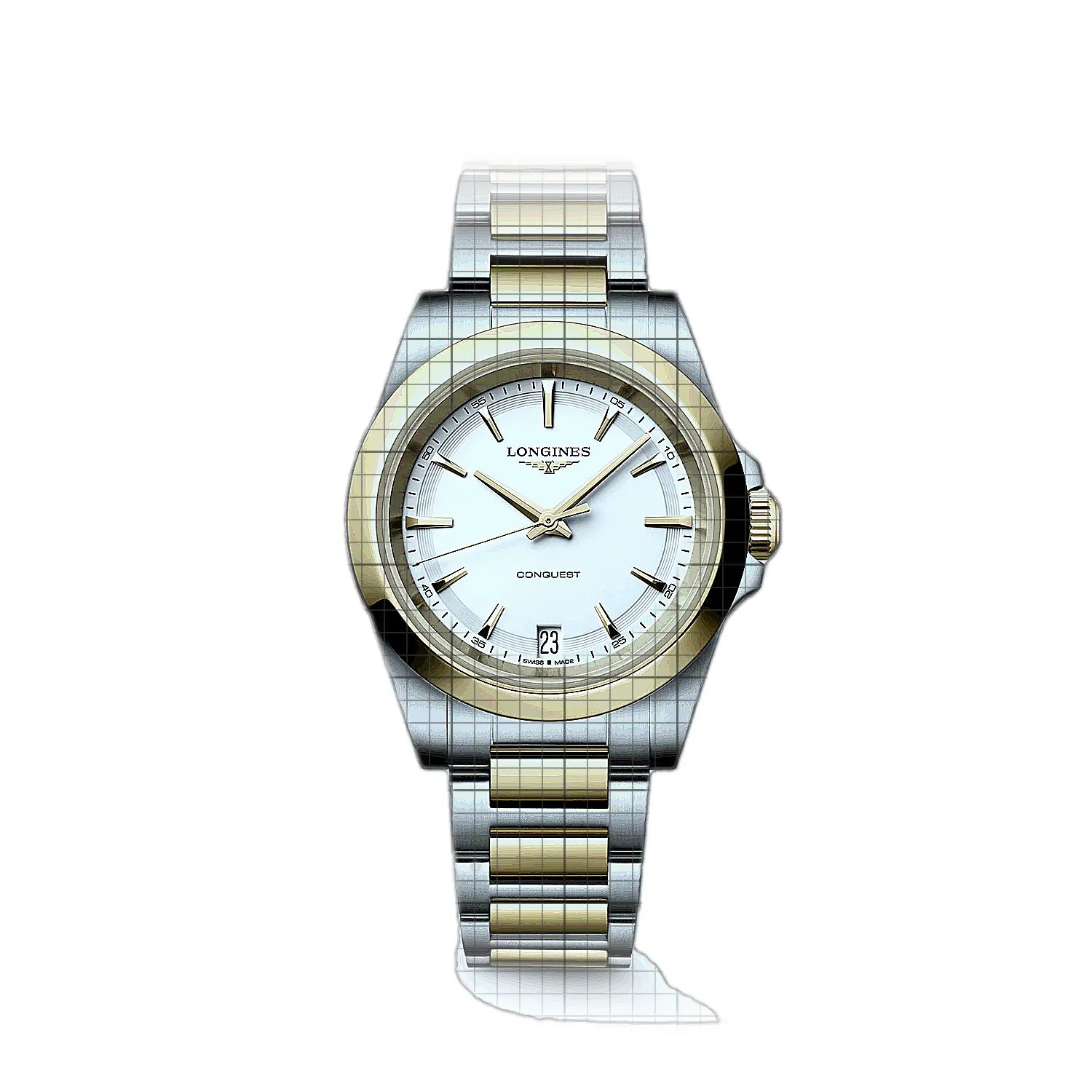 Longines Conquest 34mm White