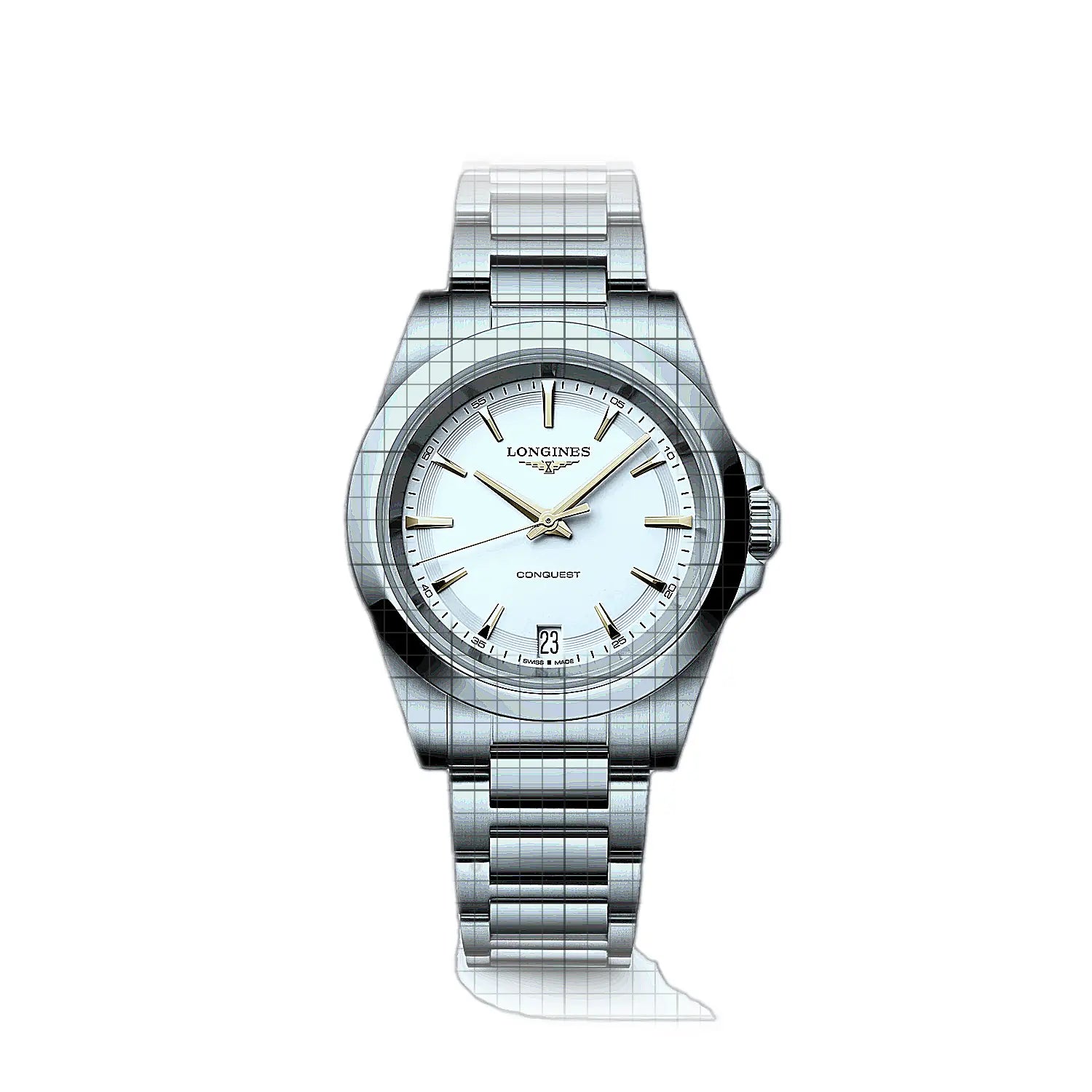 Longines Conquest 34mm White