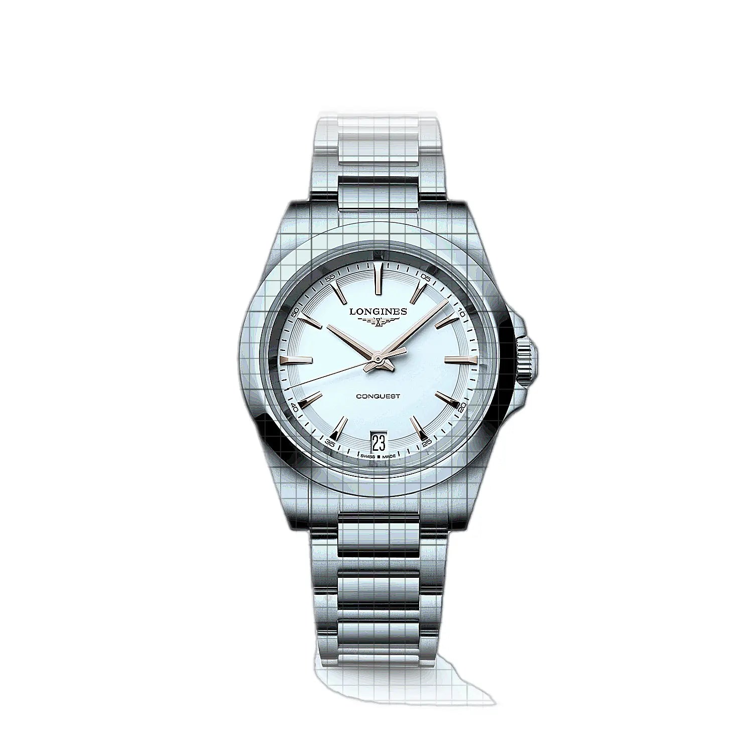 Longines Conquest 34mm White