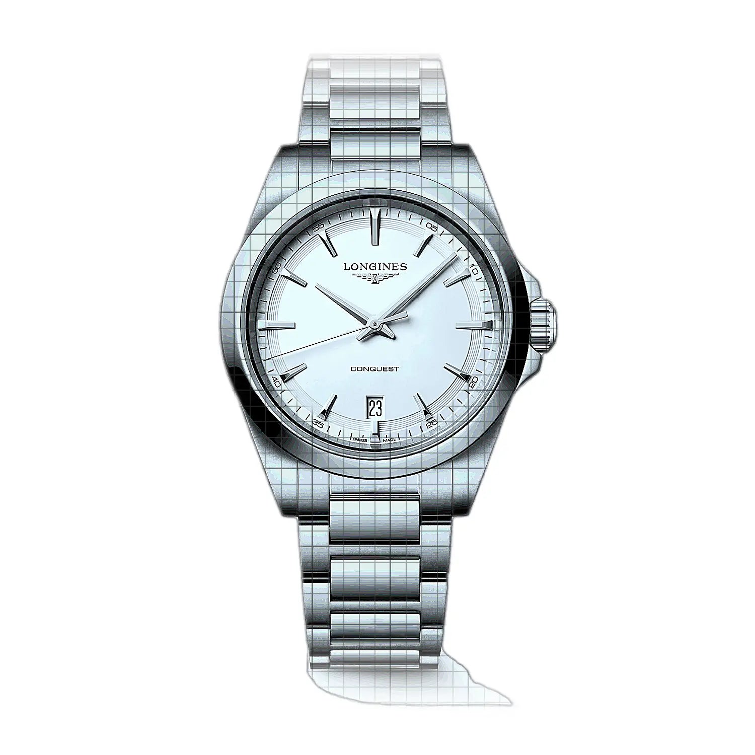 Longines Conquest 38mm White