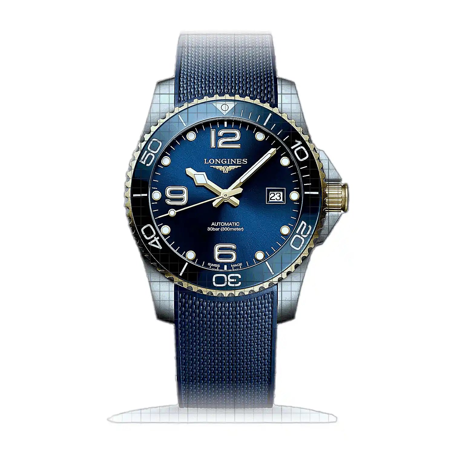 Longines HydroConquest 41 L3.781.3.96.9 Blue Dial Stainless steel 41mm Watch