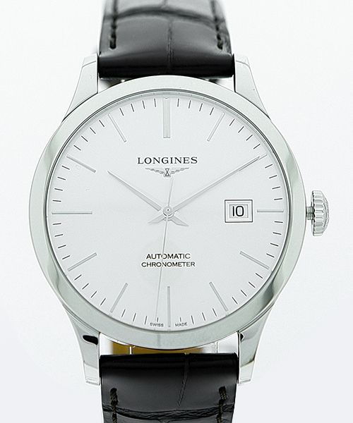 Longines Record Automatic Zilver 40 mm