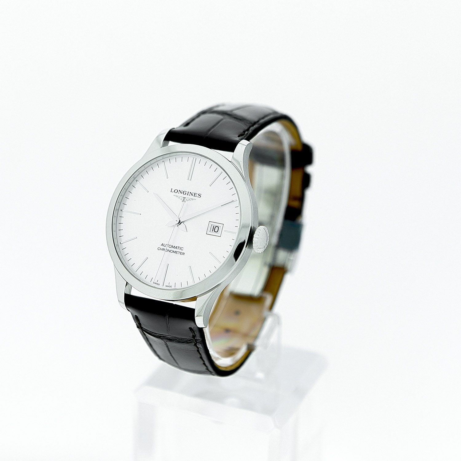 Longines Record Automatic Zilver 40 mm