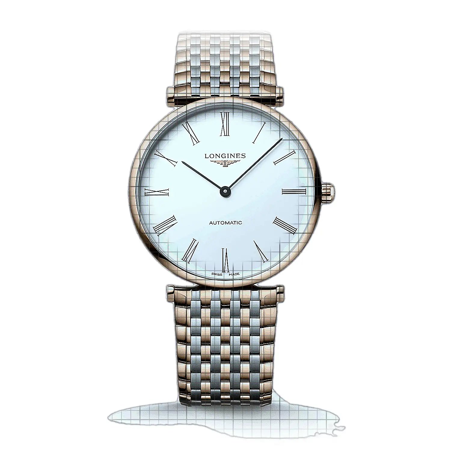 Longines la Grande Classique de Longines L4.918.1.91.7 White Dial Stainless steel 38mm Watch
