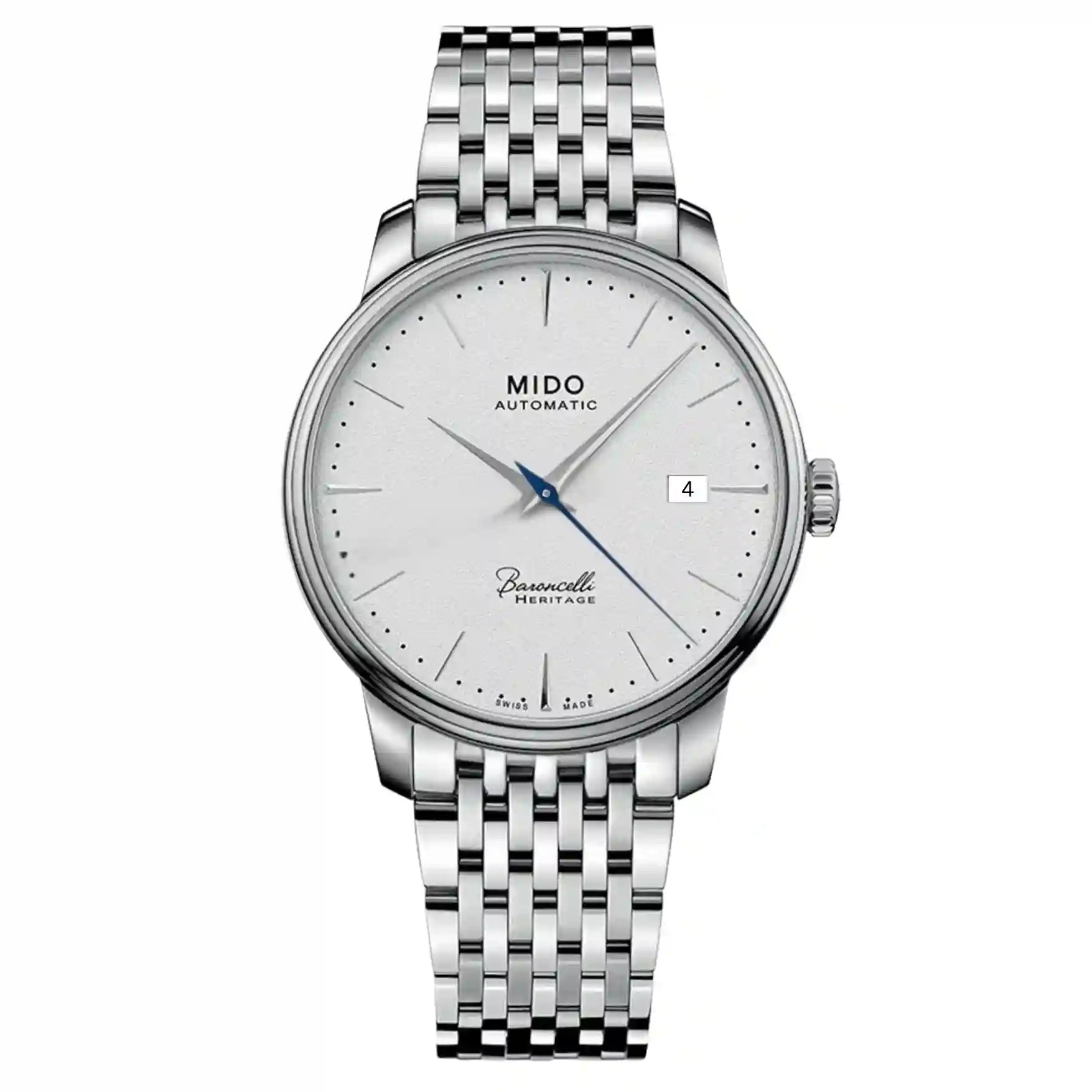 Mido Baroncelli Automatic White 39mm