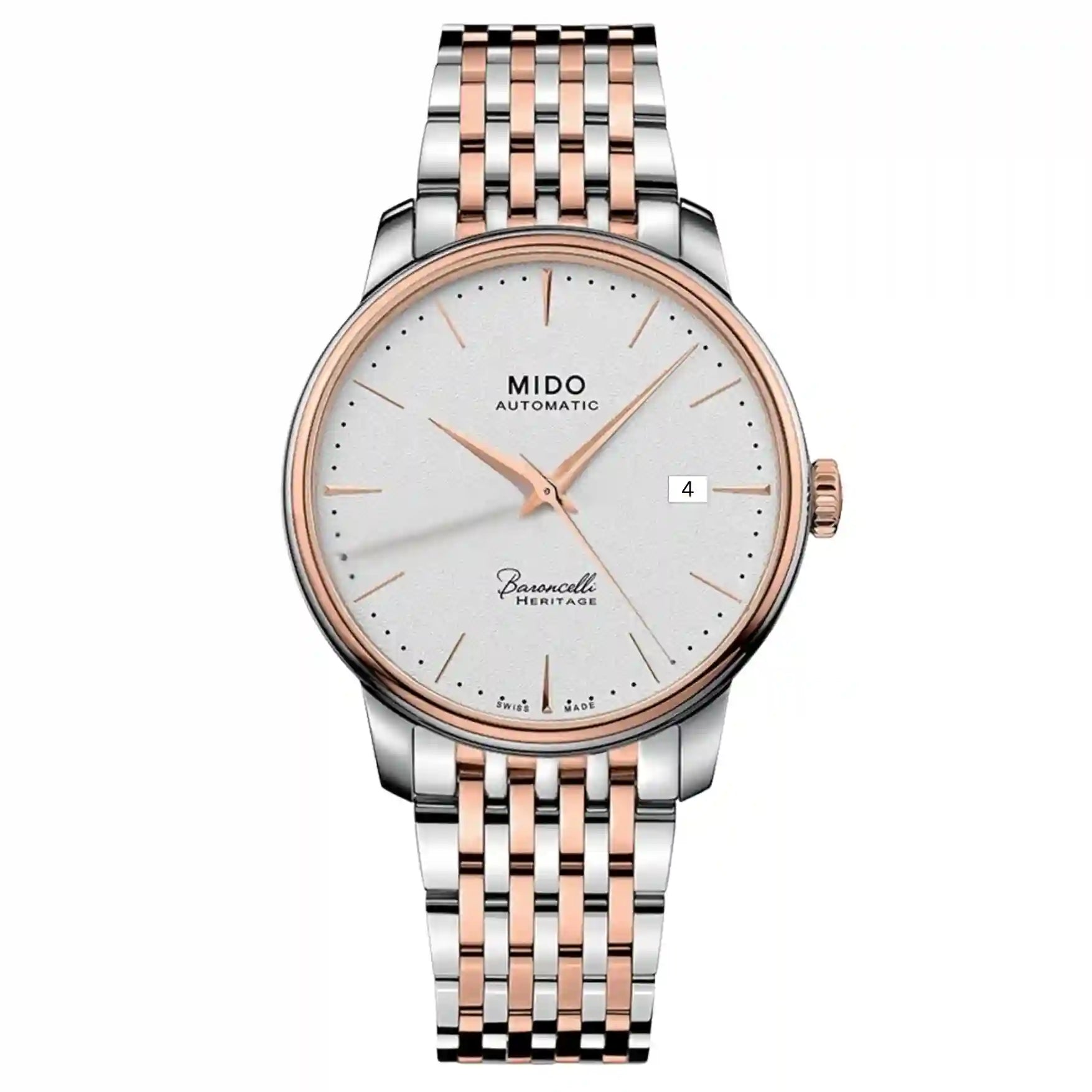 Mido Baroncelli Automatic White 39mm
