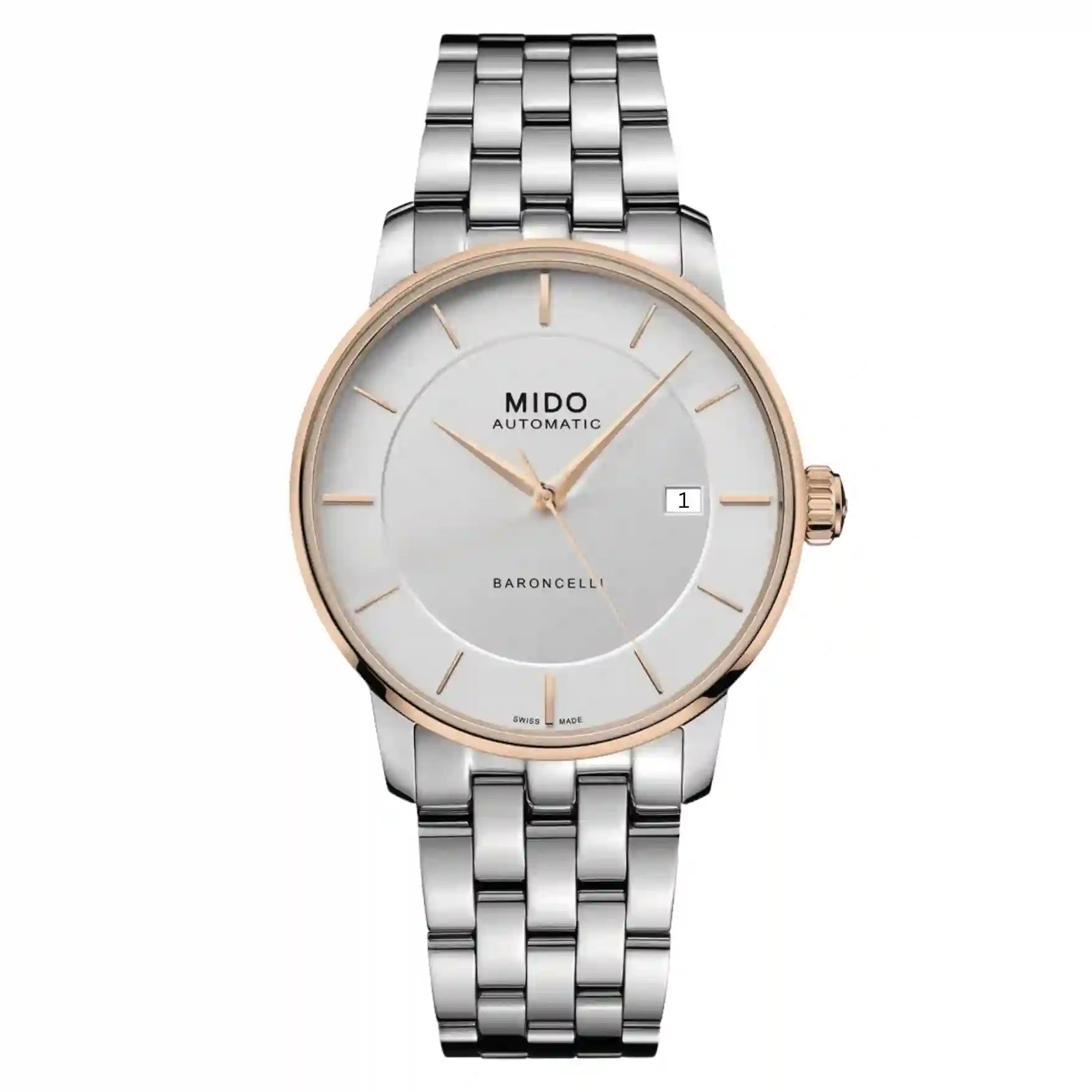 Mido Baroncelli Automatic Silver 39mm