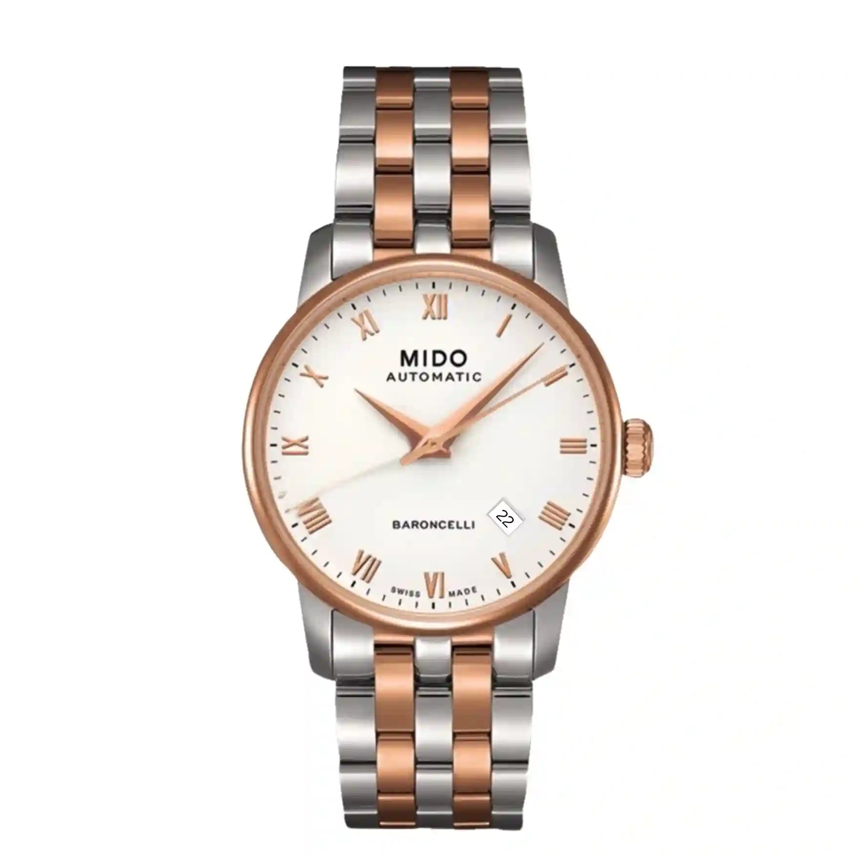 Mido Baroncelli Automatic Wit 38 mm