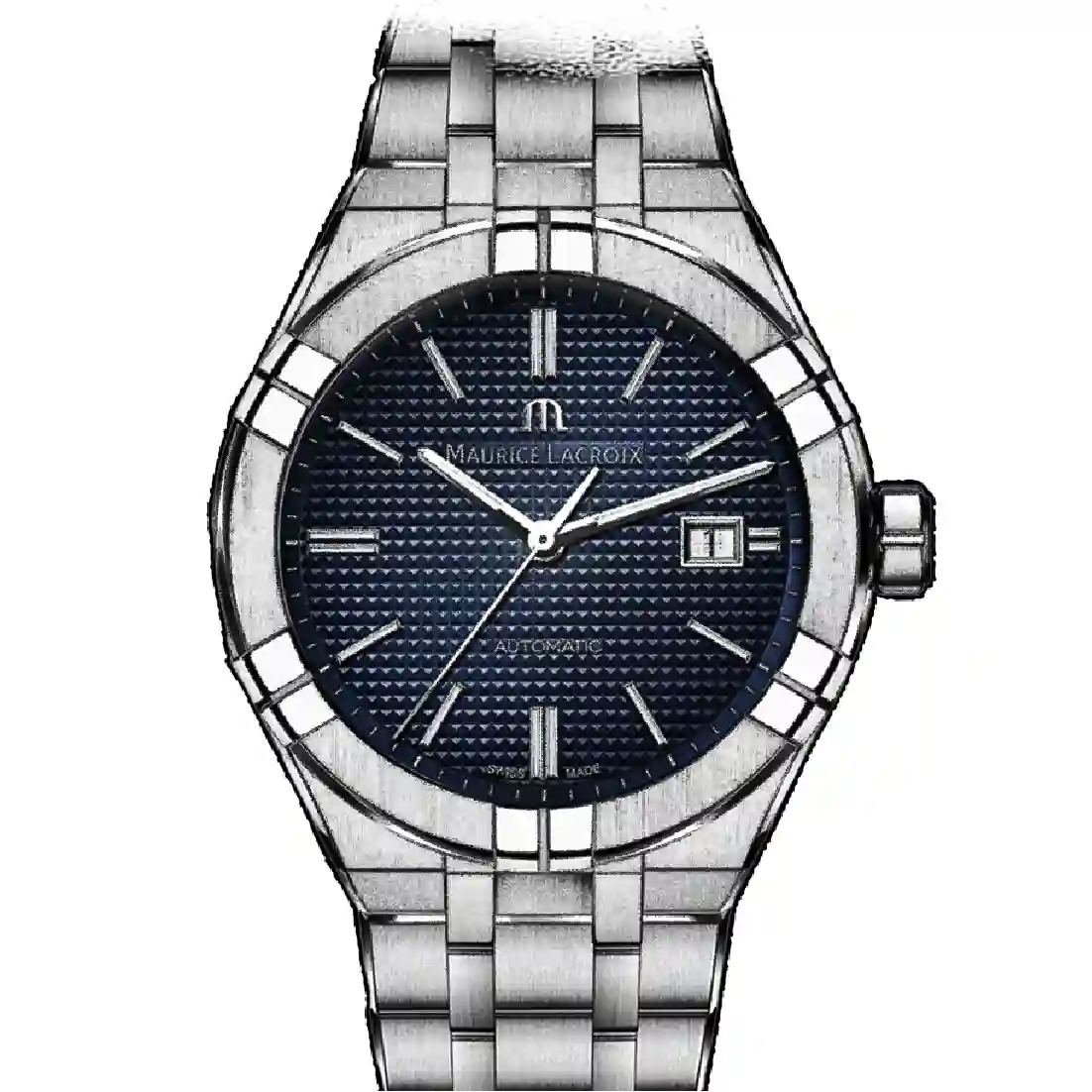 Aikon 42mm Automatic Blue Dial AI6008-SS002-430-1