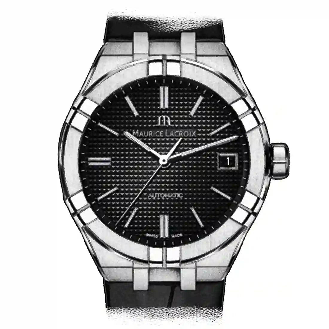 Maurice Lacroix Aikon Automatic Zwart 39 mm