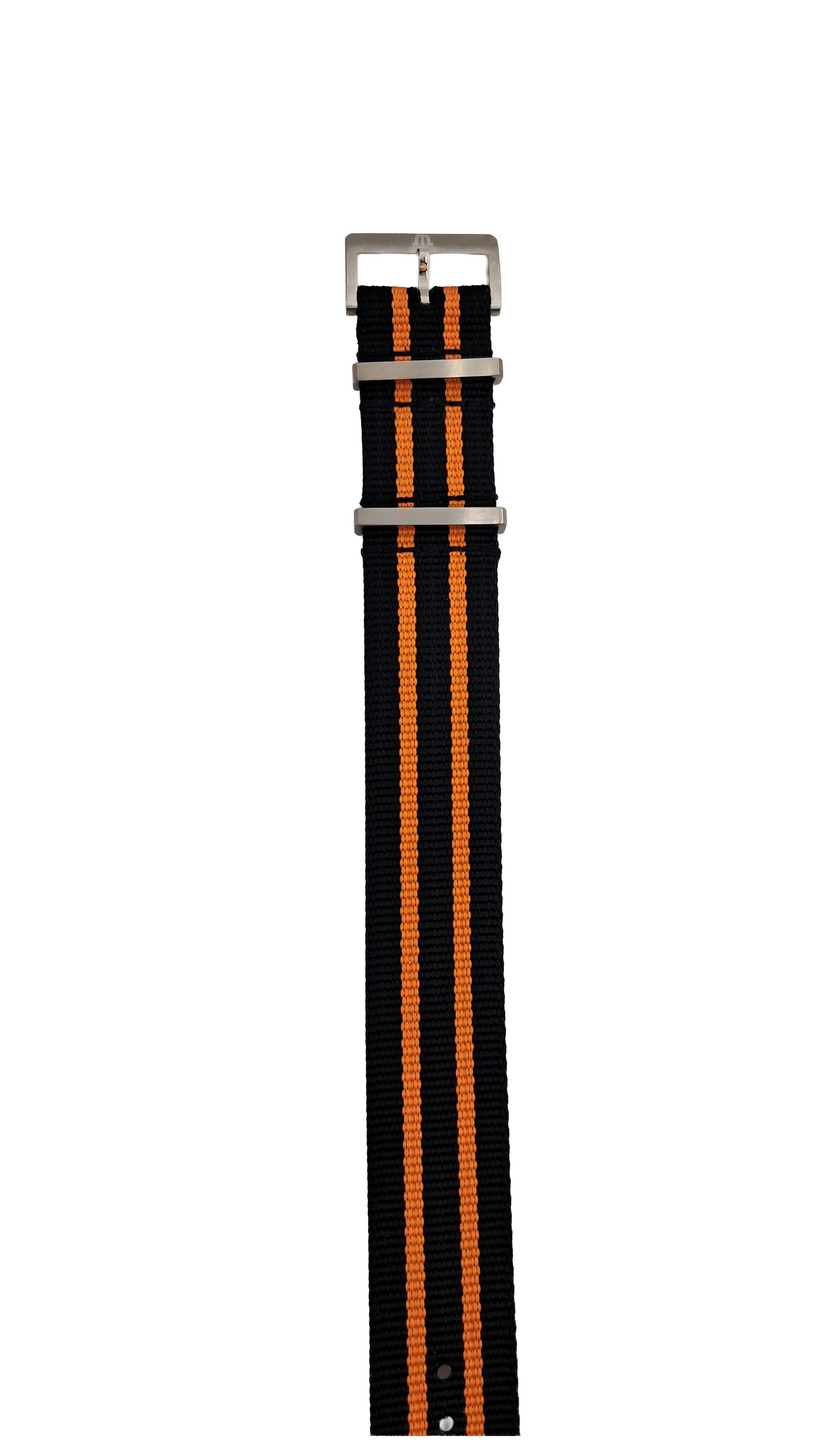 Maurice Lacroix Fabric Watch Strap – Orange and Black Striped Band