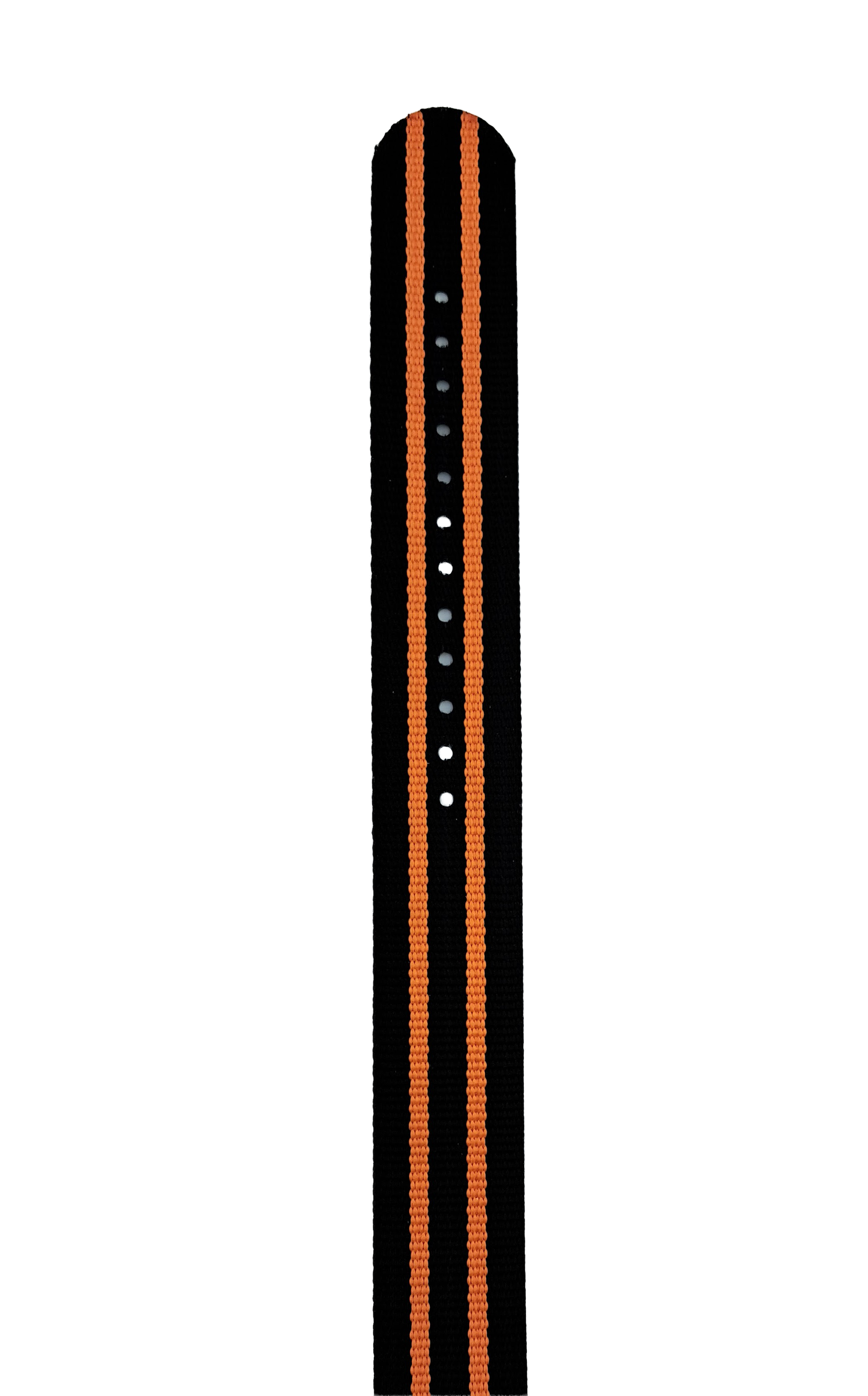 Maurice Lacroix Fabric Watch Strap – Orange and Black Striped Band