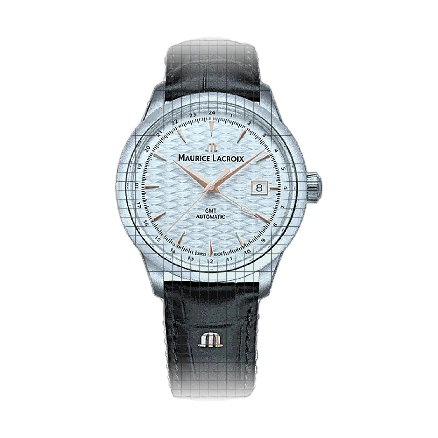 Maurice Lacroix 1975 Automatic Vagues du Jura GMT 40mm Silver