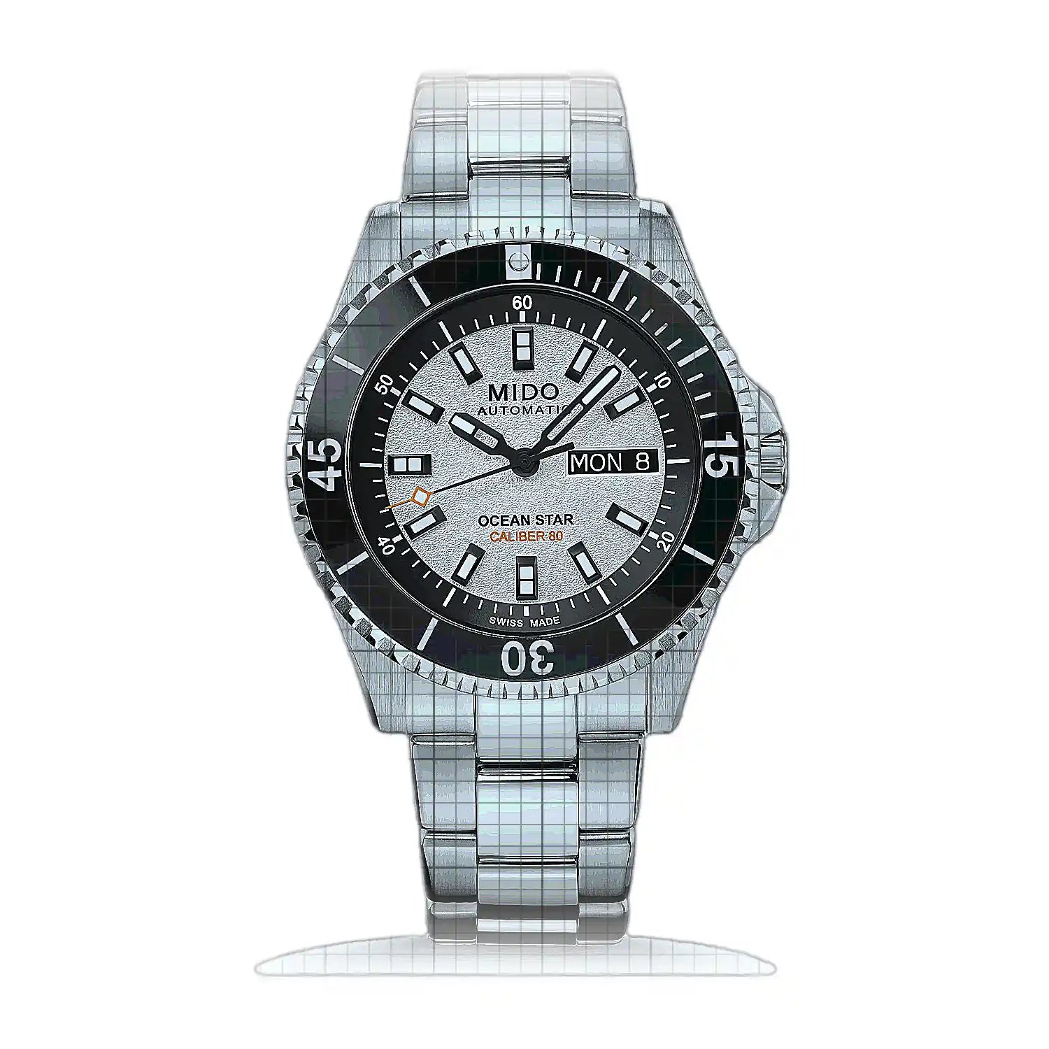 Mido Ocean Star 200 M026.930.11.011.00 White Dial Stainless steel 41mm Watch