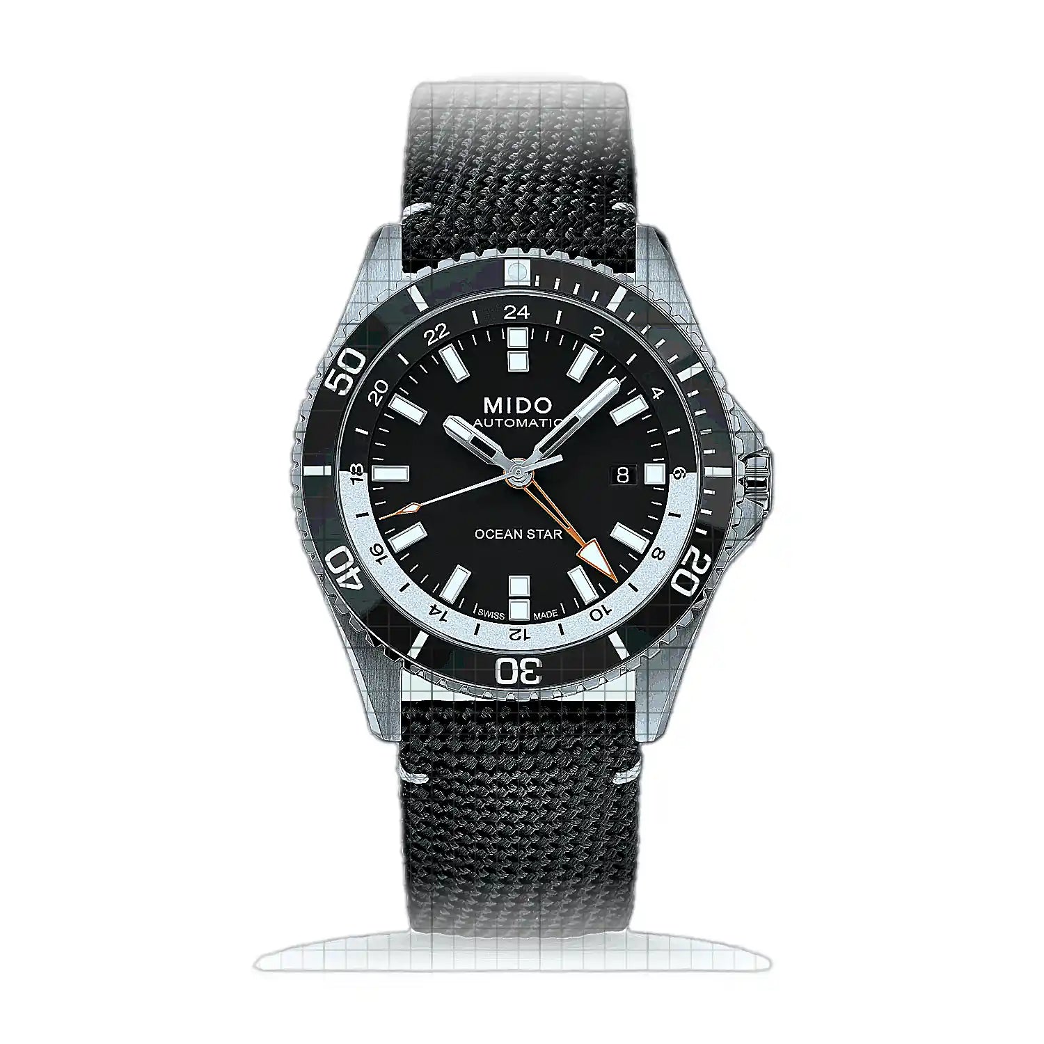 Mido Ocean Star GMT M026.629.17.051.01 Black Dial Stainless steel 44mm Watch
