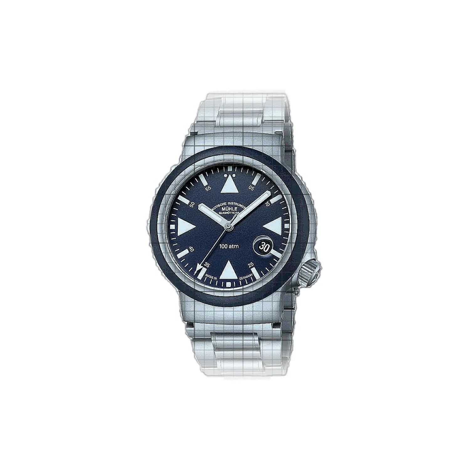 Mühle Glashütte S.A.R. Automatic Blue 42mm