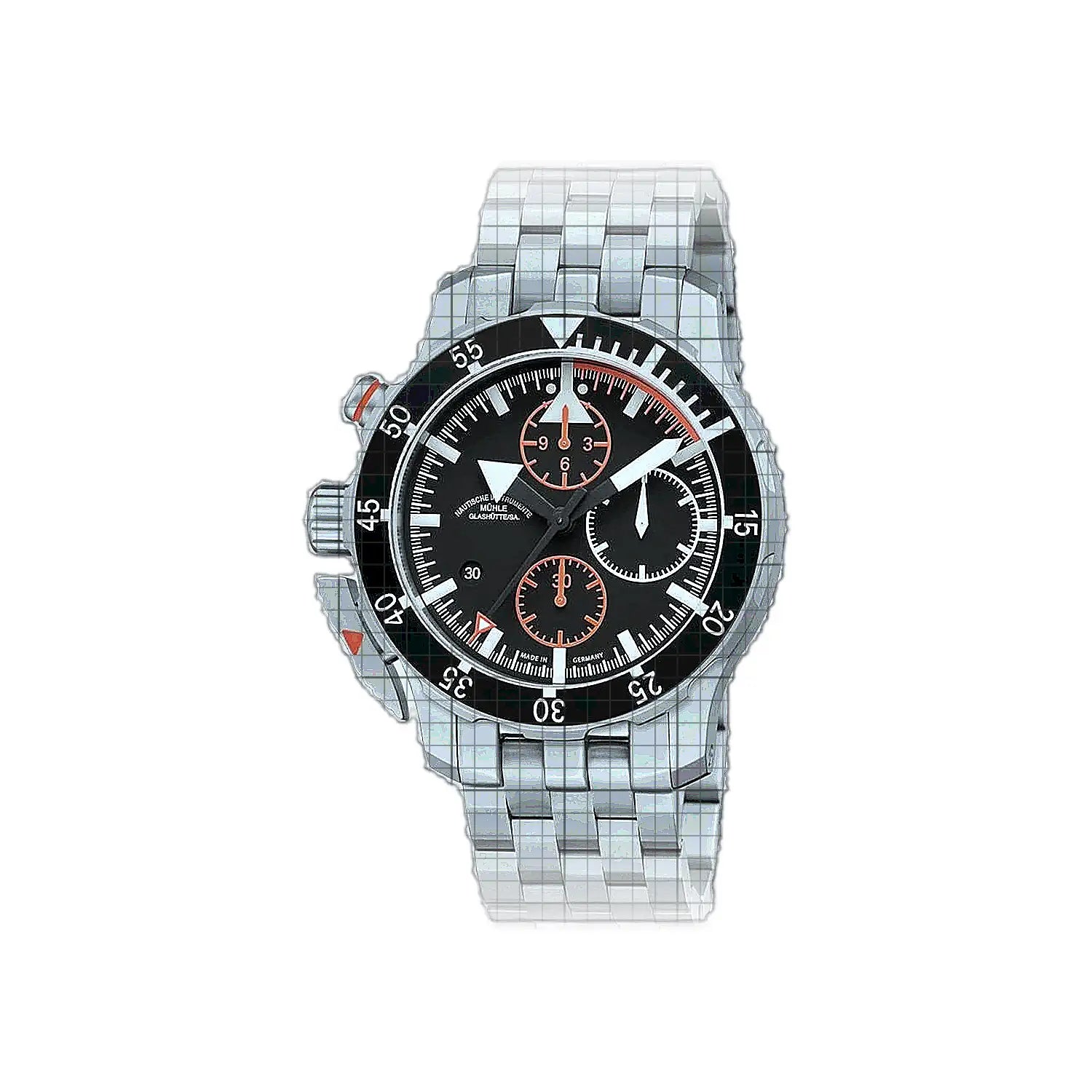 Mühle Glashütte S.A.R. Flieger-Chronograph 45mm Black