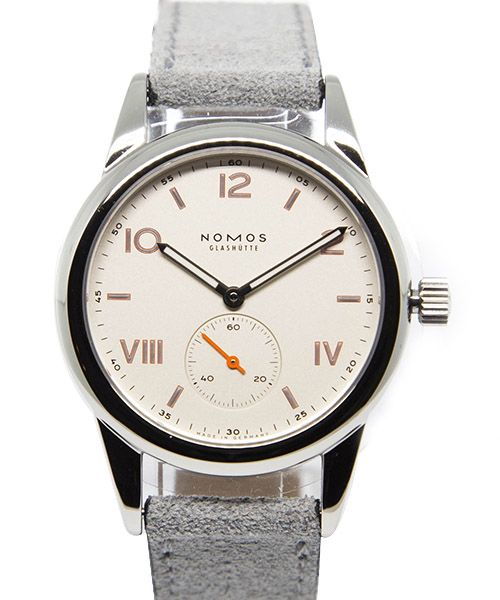 Nomos Glashütte Club Handaufzug Weiß