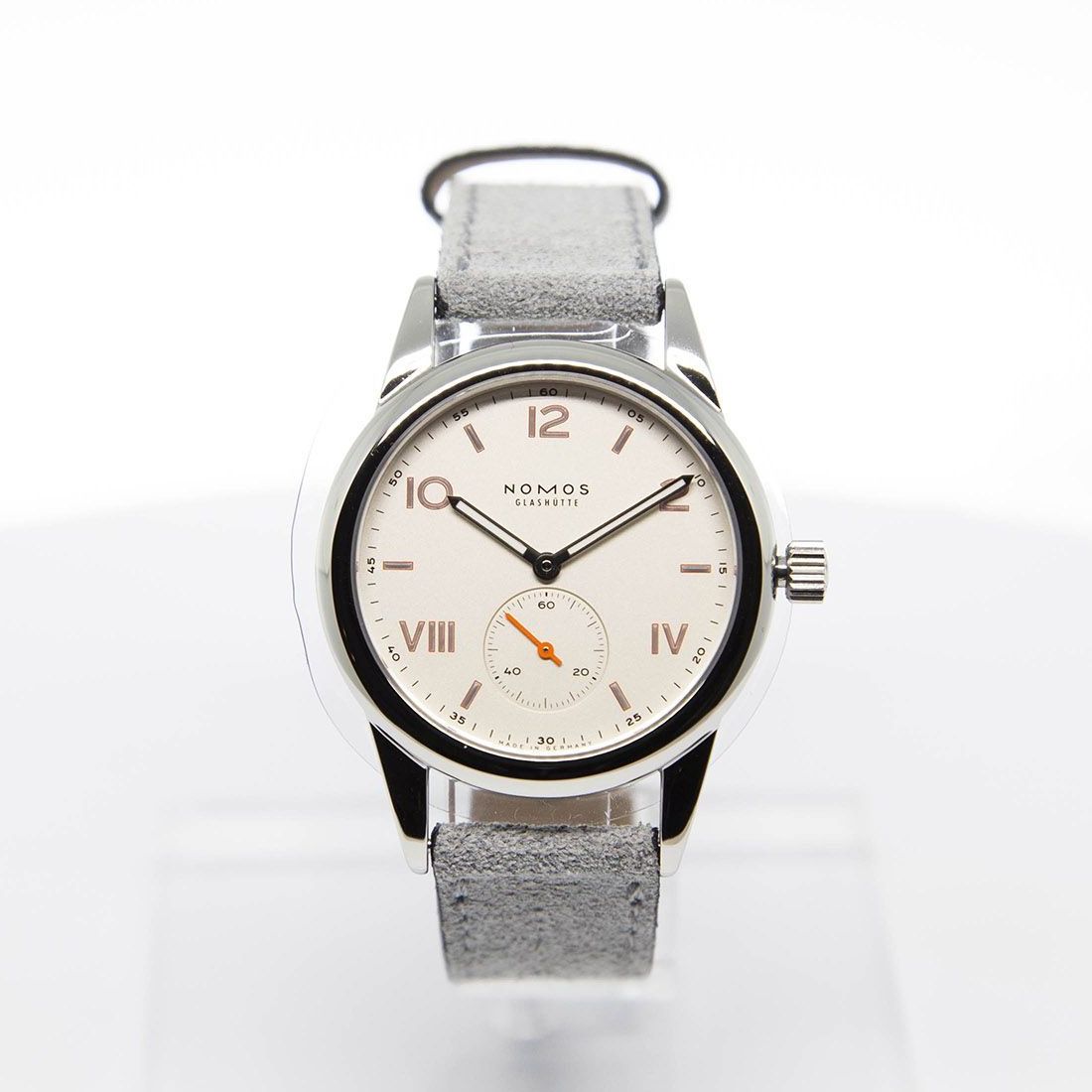 Nomos Glashütte Club Handaufzug Weiß