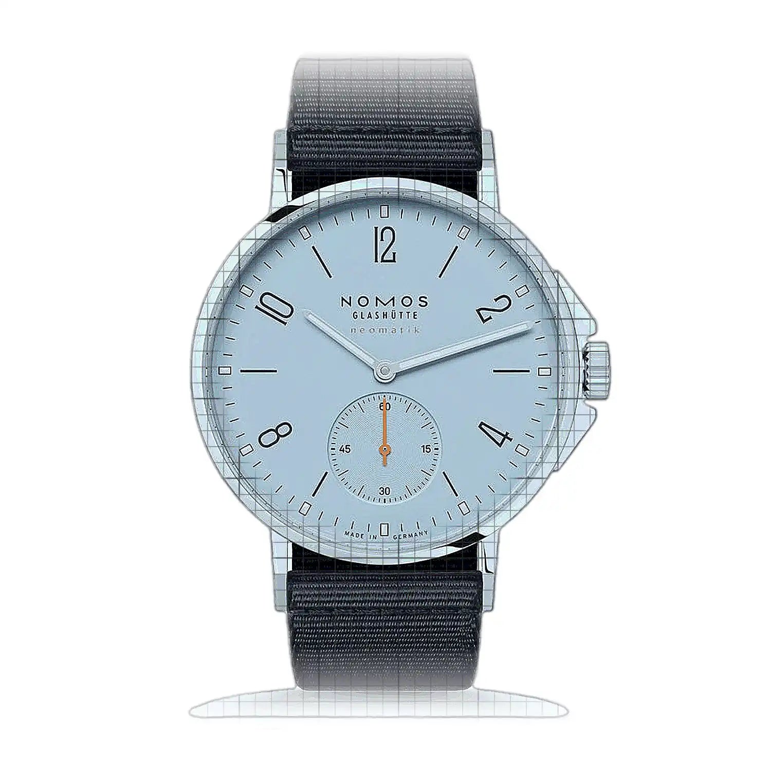 Nomos Glashutte Ahoi Neomatik Sky 568 Light blue Dial Stainless steel 36mm Watch