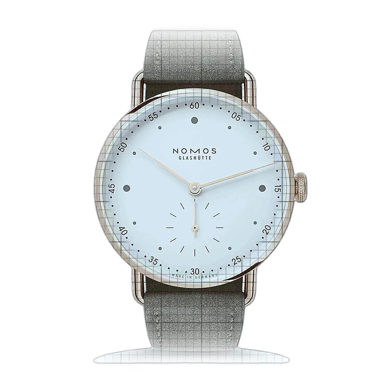 Nomos Glashutte Metro Rose gold 33 1170 White Dial Rose gold 33mm Watch