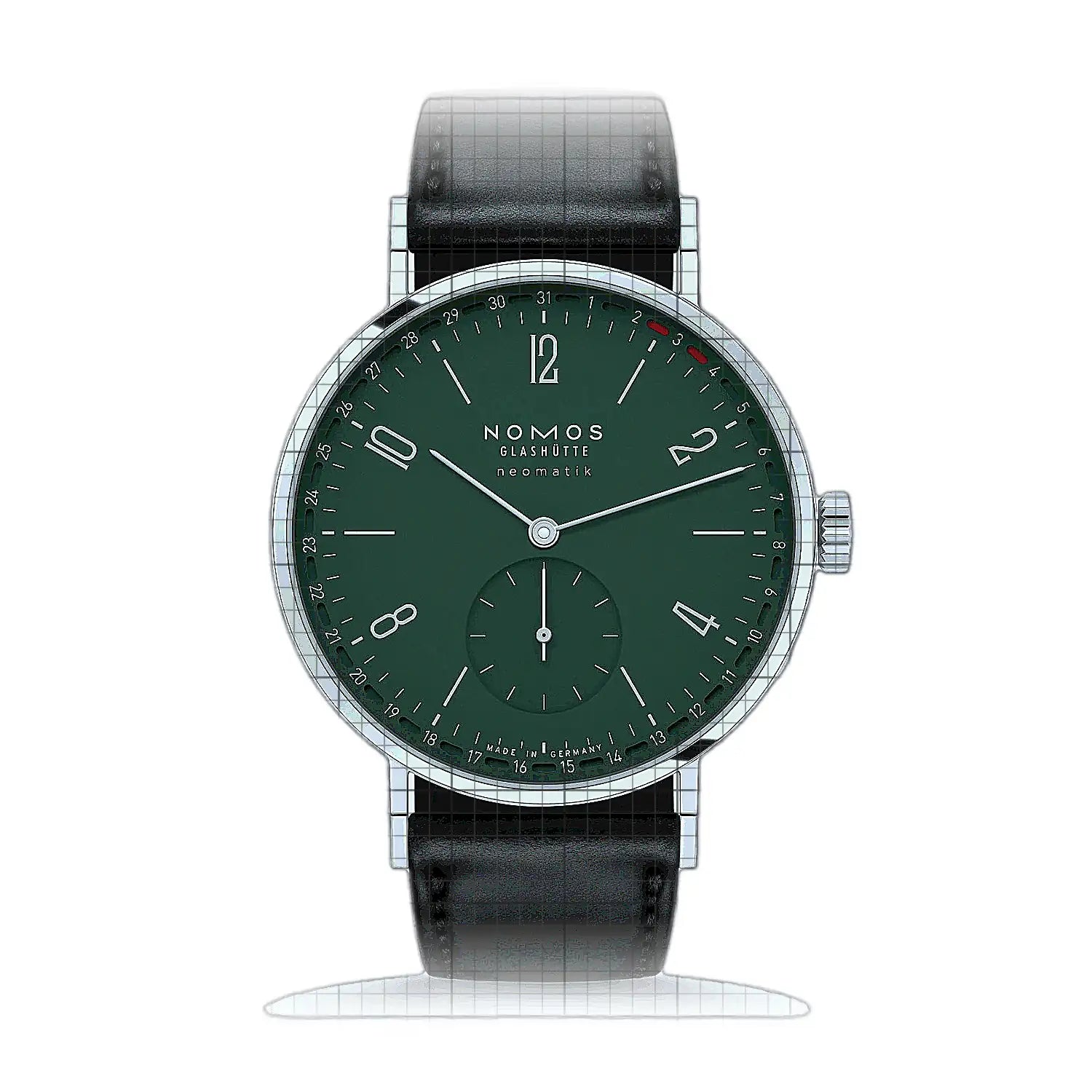 Nomos Glashutte Tangente neomatik 38 Update 148 Green Dial Stainless steel 38,5mm Watch