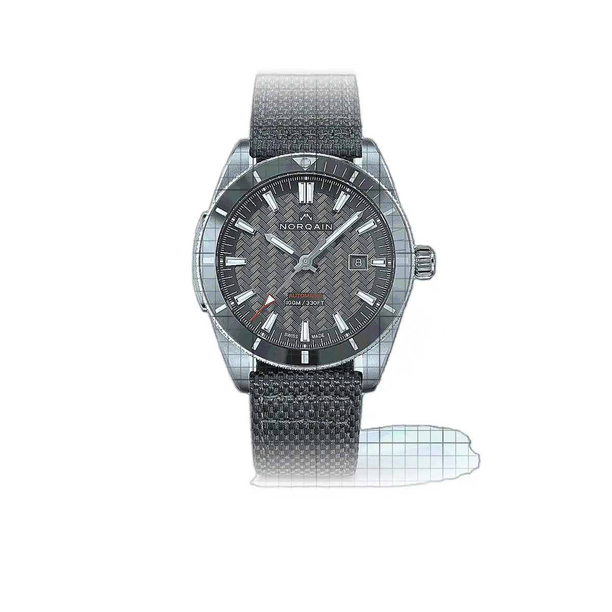 Norqain Adventure N1000.08S04.G01.F02 Grey Dial Stainless steel 42mm Watch
