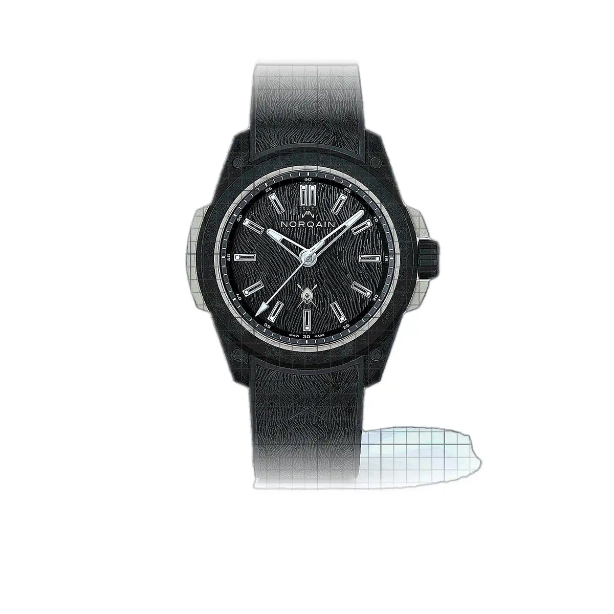 Norqain Independence N3000.21Q41.B01.R01 Schwarz Zifferblatt Norteq 42 mm Uhr
