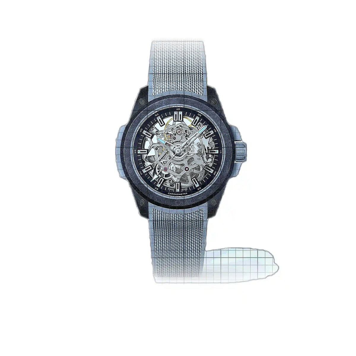Norqain Independence N3001.07Q05.P01.R01 Skelettzifferblatt Norteq 39mm Uhr