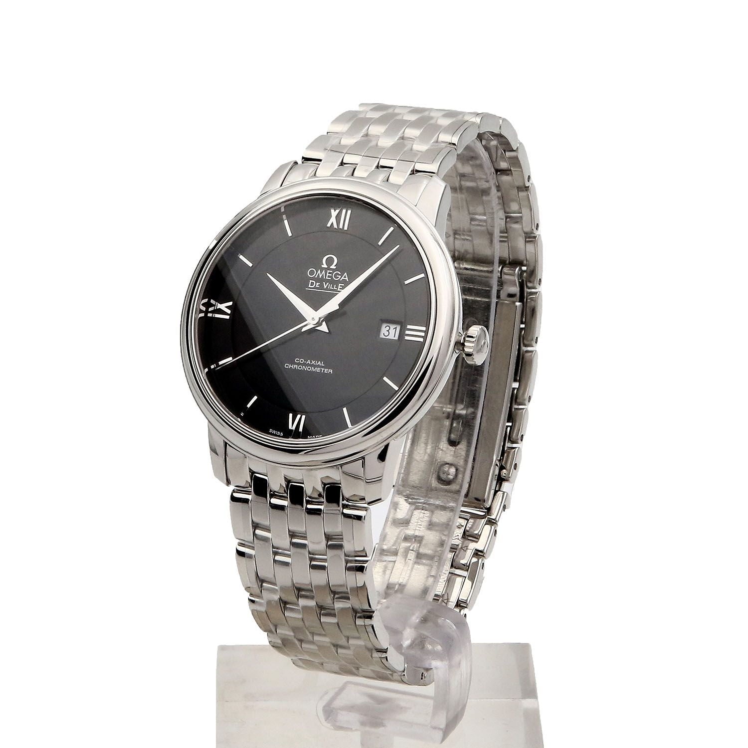 Omega De Ville Automatik Schwarz