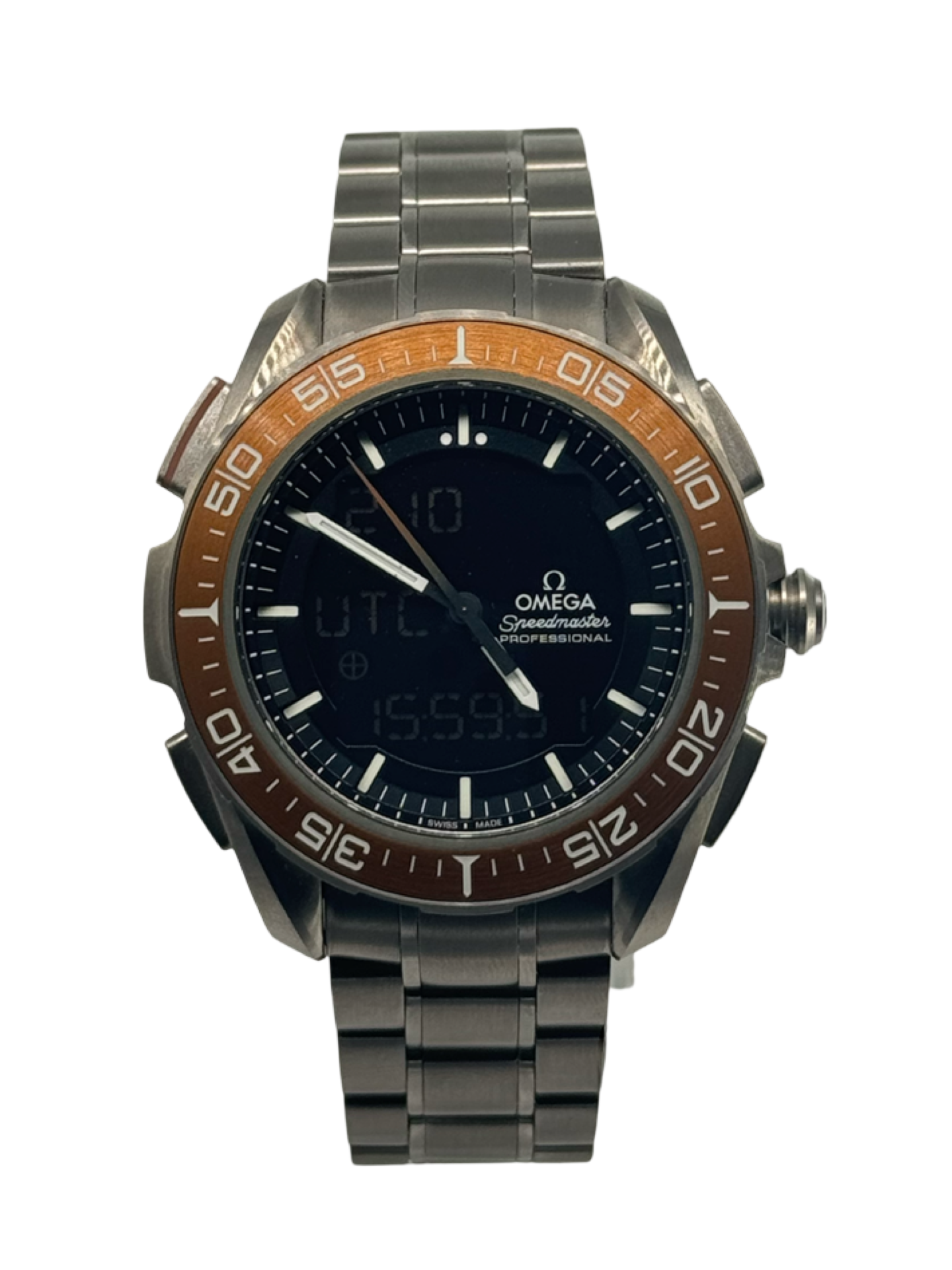 Omega Speedmaster X-33 Marstimer Chronograaf Kwarts Zwart 45 mm