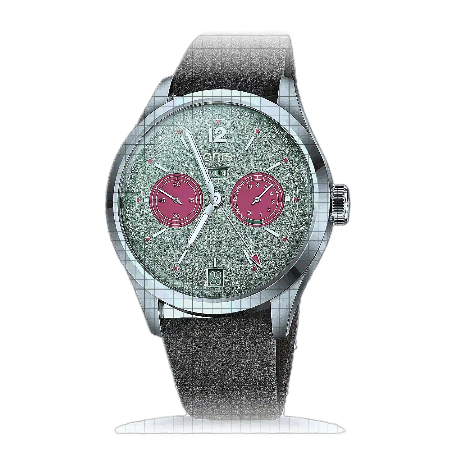Oris Big Crown Calibre 113 01 113 7800 4057-07 5 21 14FC Green Dial Stainless steel 43mm Watch
