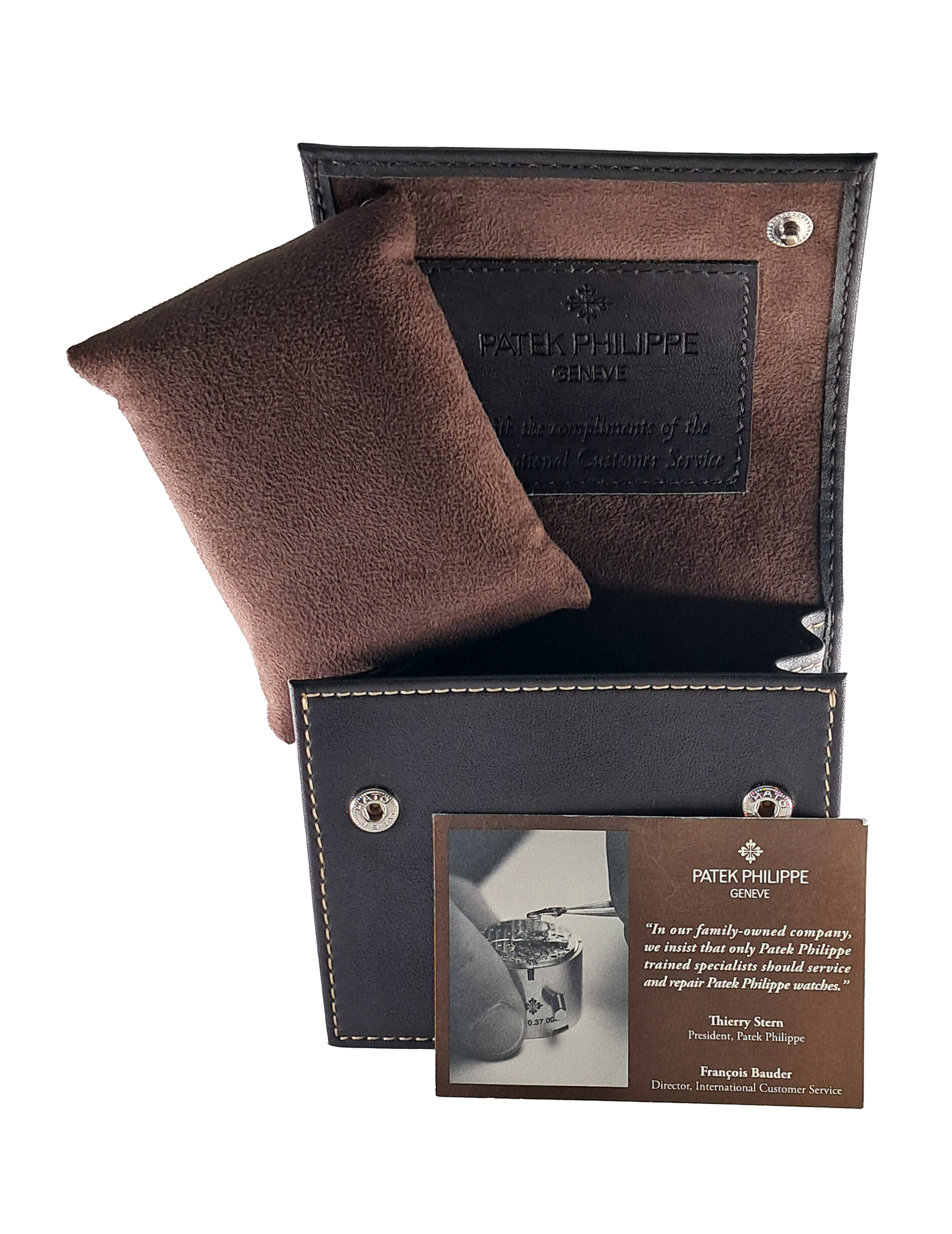 Patek Philippe Watch Pouch with cushion and brand card