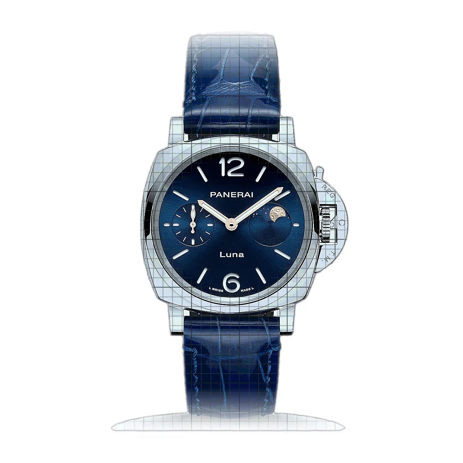 Panerai Luminor Due Luna 38mm Black