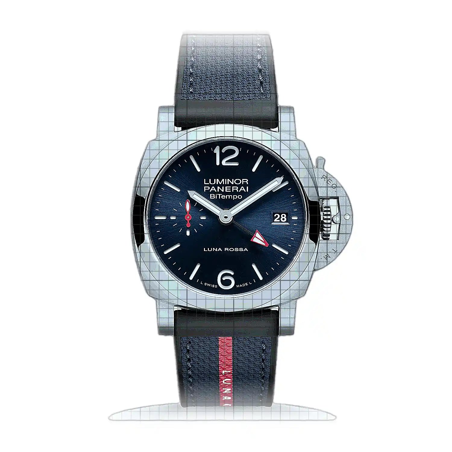 Panerai Luminor Quaranta BiTempo Luna Rossa 40mm Black