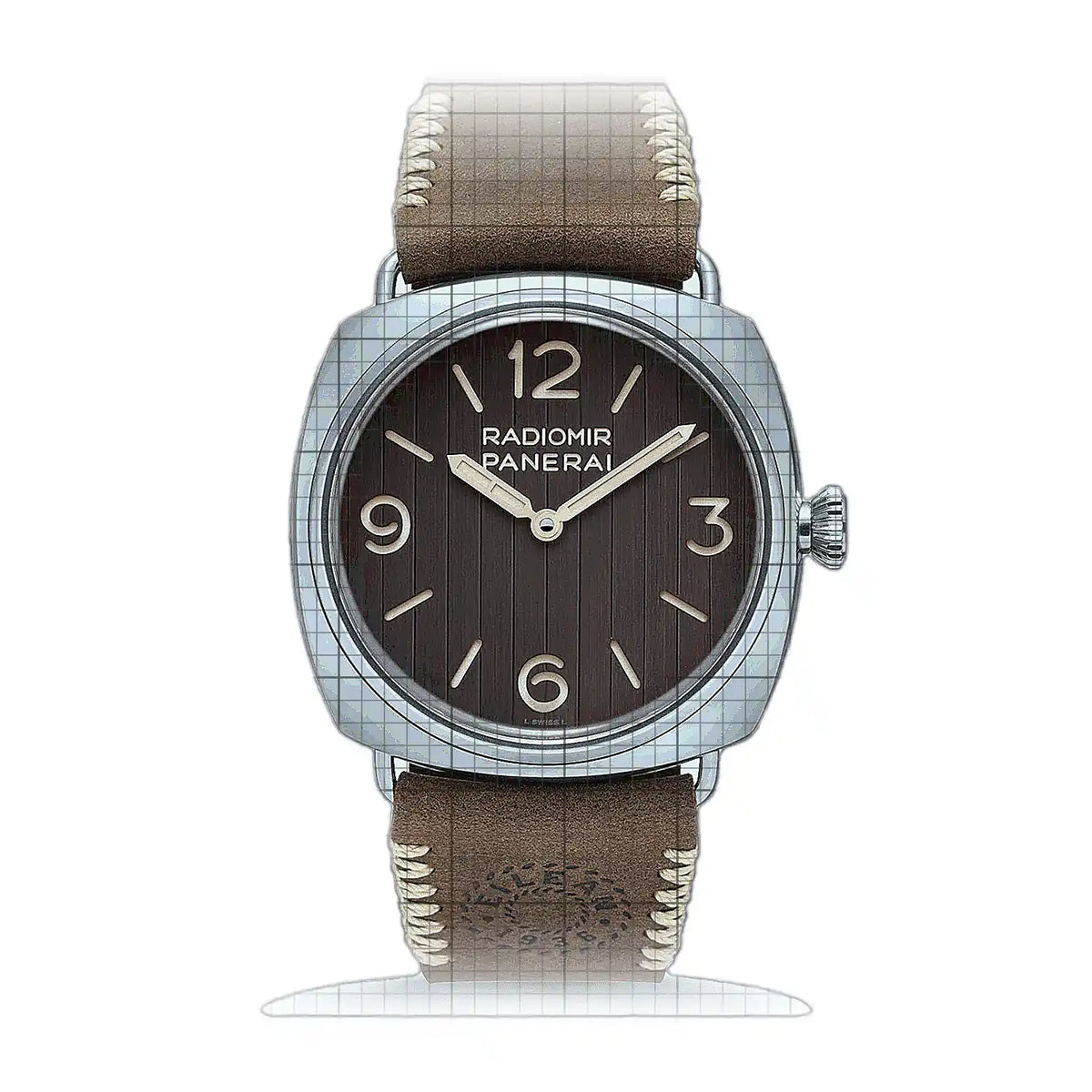 Panerai Radiomir PAM01243 Brown Dial Stainless steel 45mm Watch