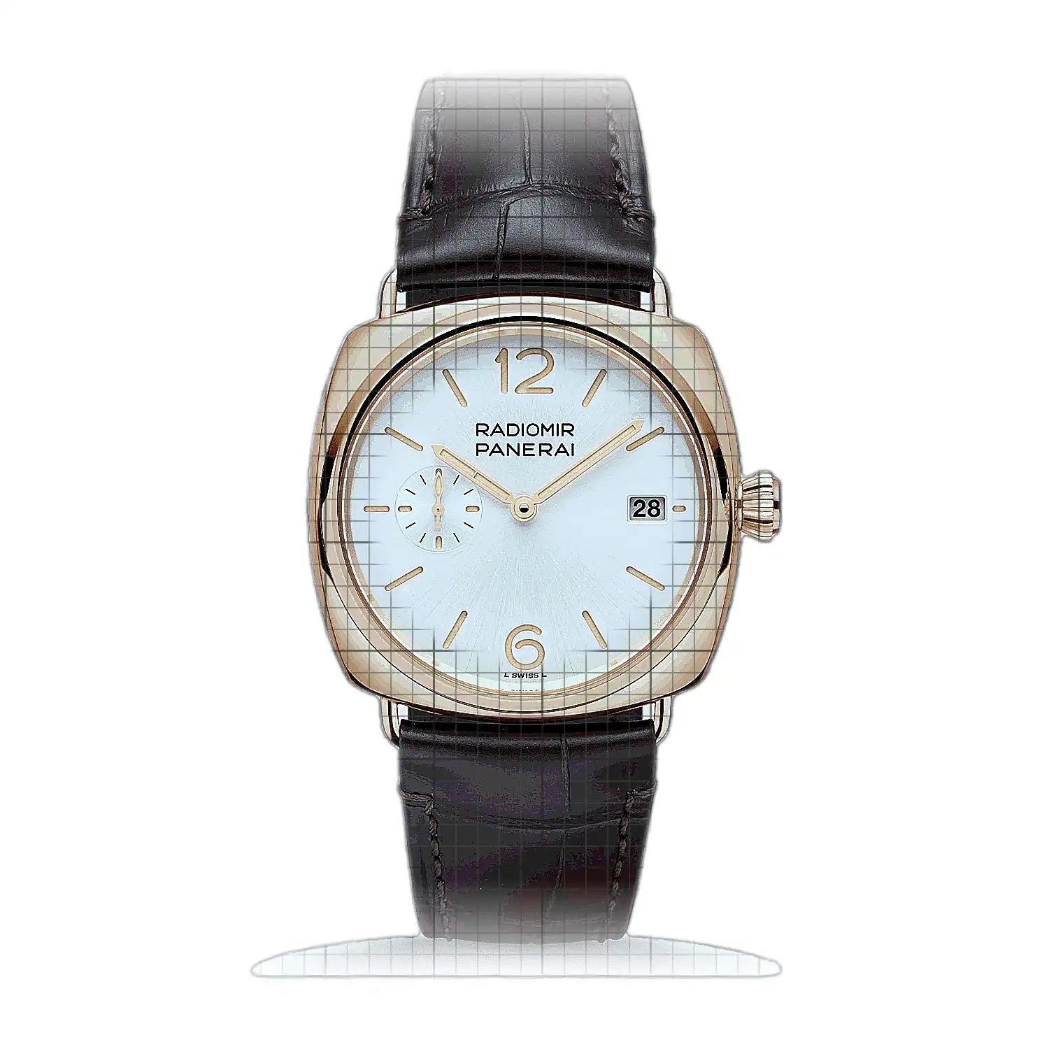 Panerai Radiomir Quaranta Goldtech™ PA01026 White Dial Rose gold 40mm Watch