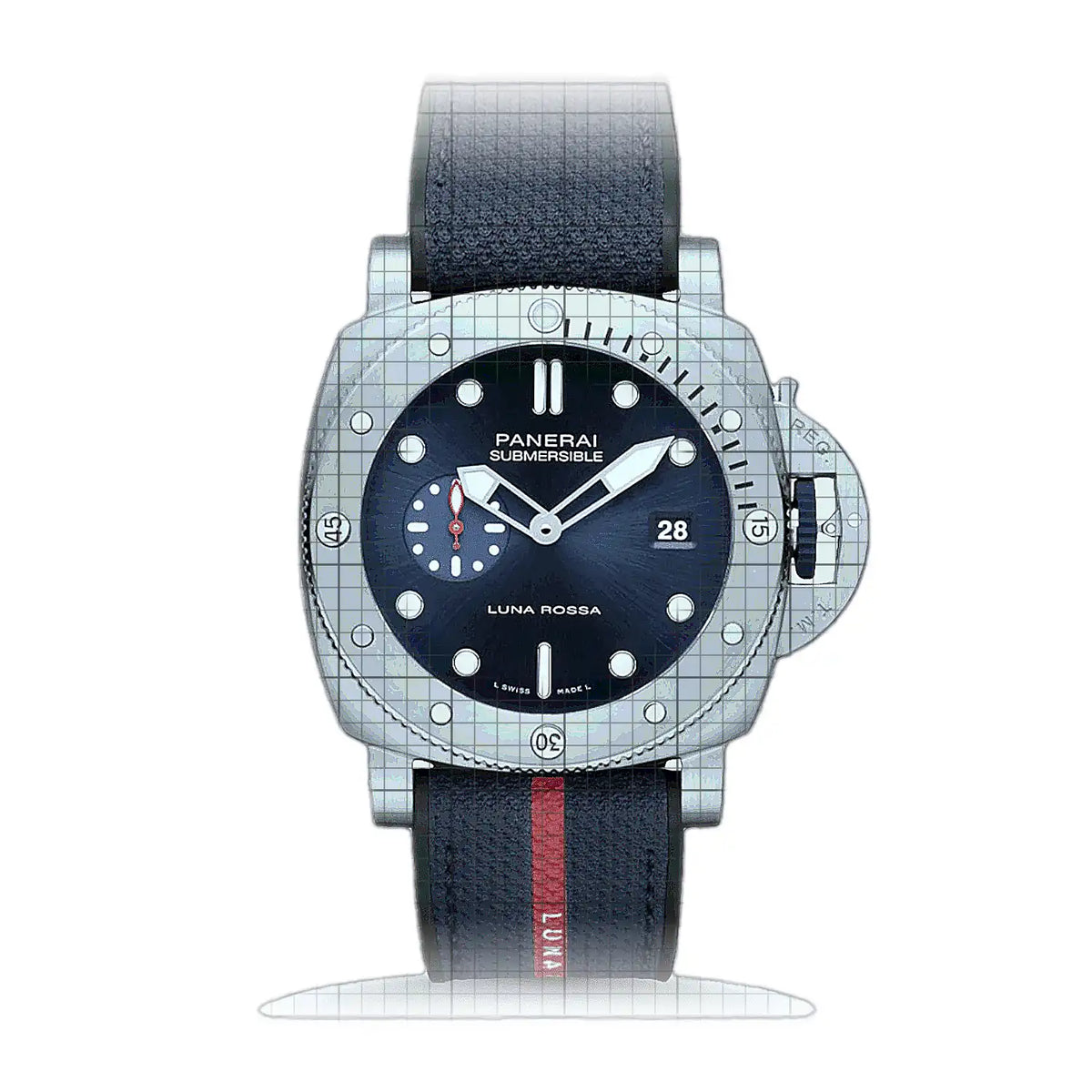 Panerai Submersible PAM01391 Blaues Zifferblatt Edelstahl 44 mm Uhr