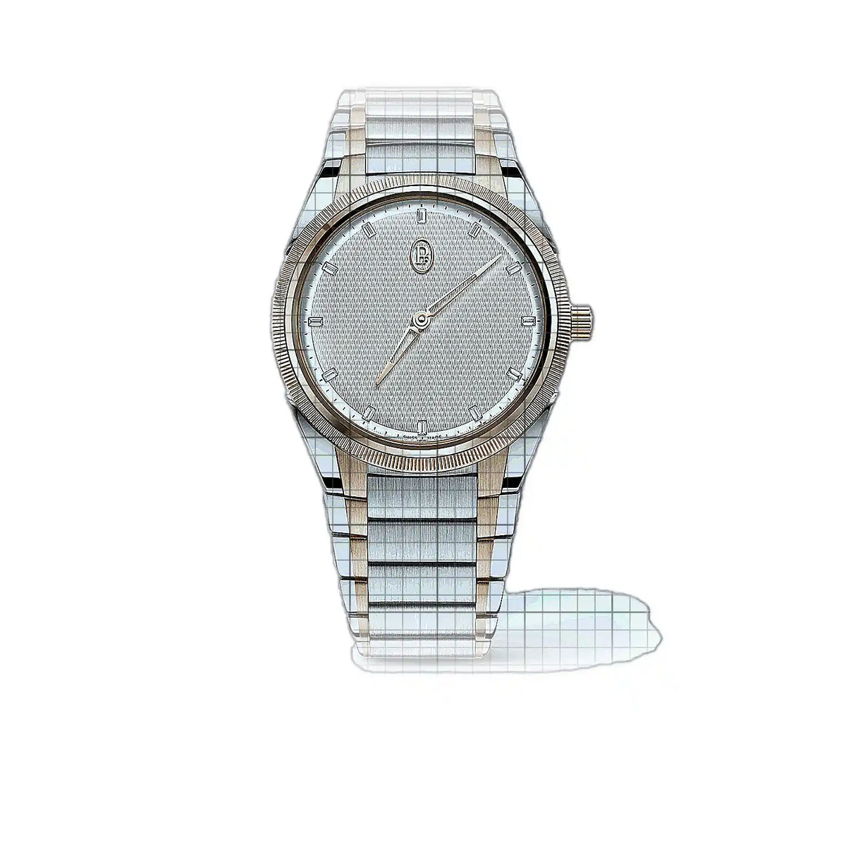 Parmigiani Fleurier Tonda PFC804-1020004-100182 Beige Cadran Or rose, acier inoxydable Montre de 36 mm