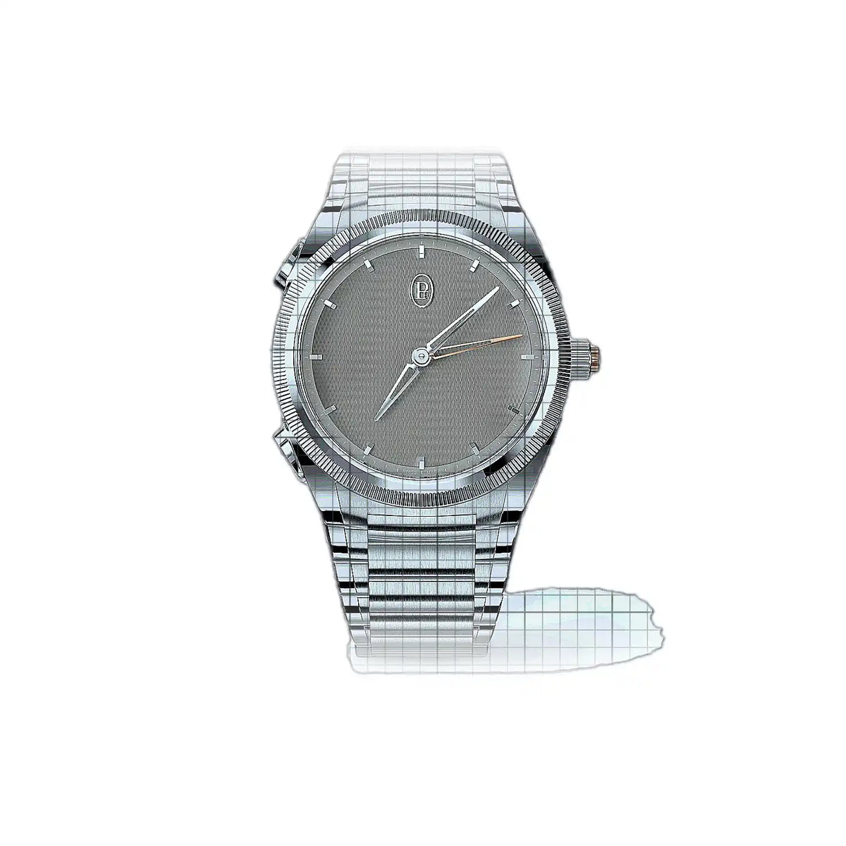 Parmigiani Fleurier Tonda PFC904-1020001-100182 Gris Cadran en acier inoxydable 40mm Montre