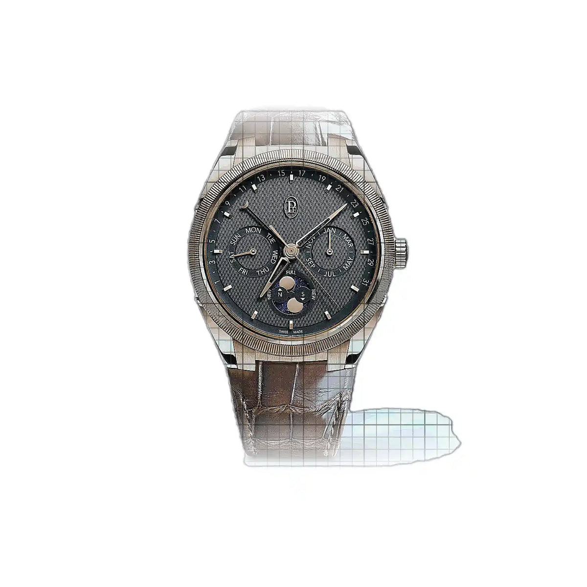 Parmigiani Fleurier Tonda PFC907-2020001-300182 Grau Zifferblatt Roségold 40mm Uhr