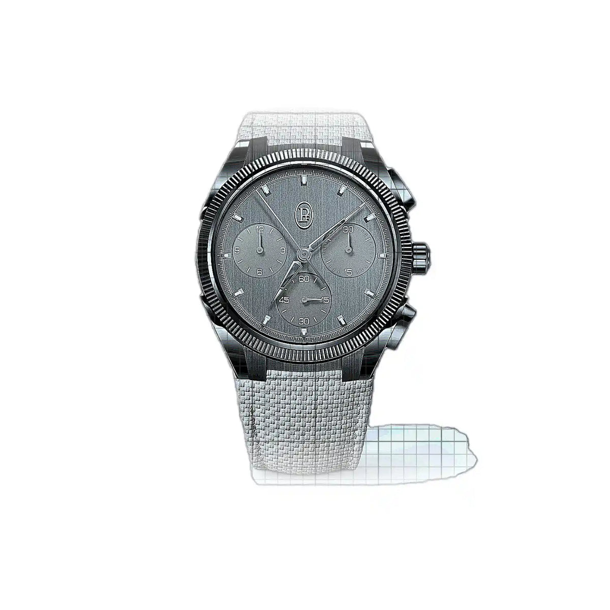 Parmigiani Fleurier Tonda PFC931-1020021-400182 horloge met grijze wijzerplaat en keramische kast, 43 mm